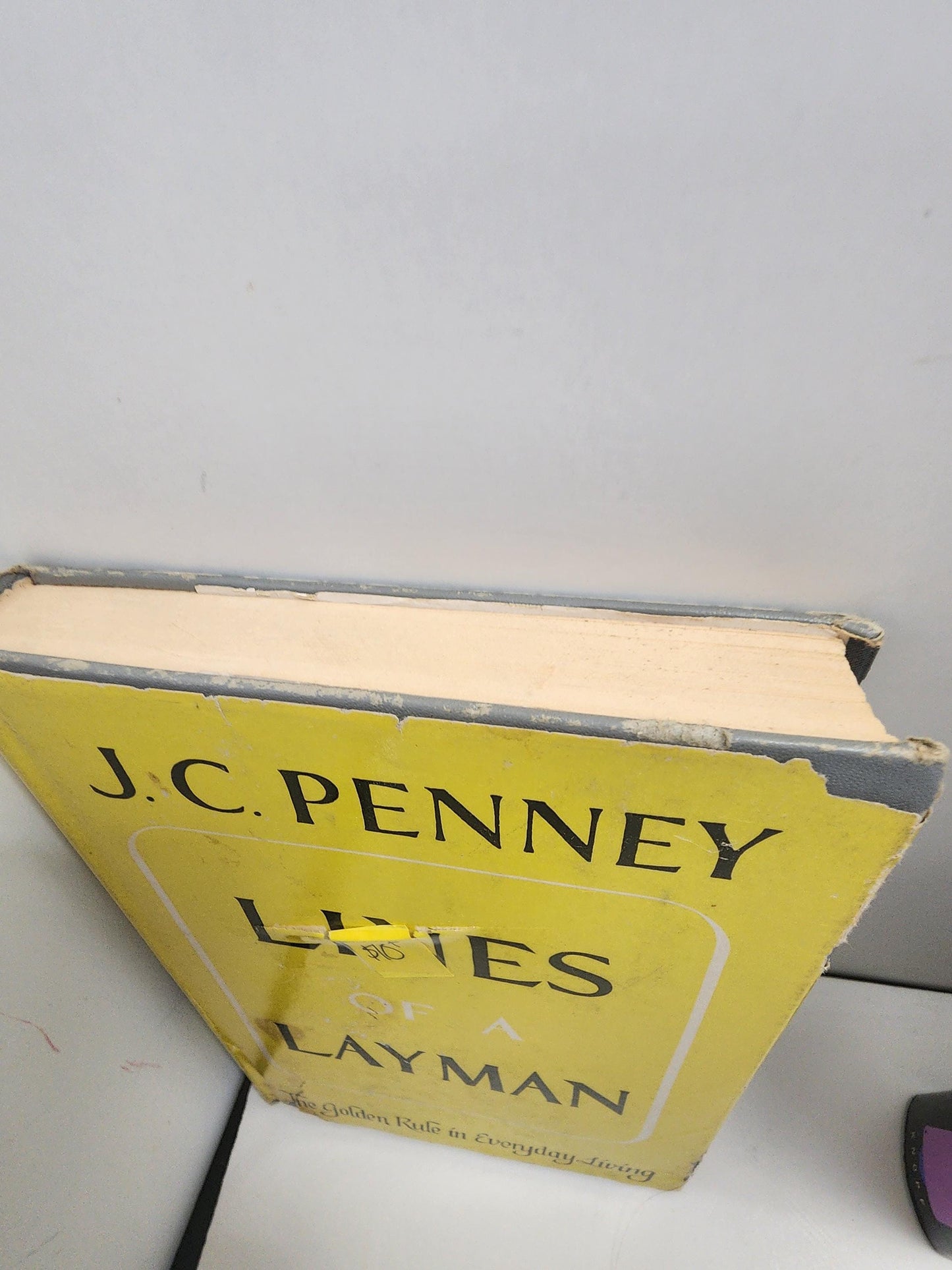 1956 Orginal Print J.C Penny Lines Of A Layman - Vintage Books - 1950s - JCpenny - J.C Penny - Lines Of A Layman - Books