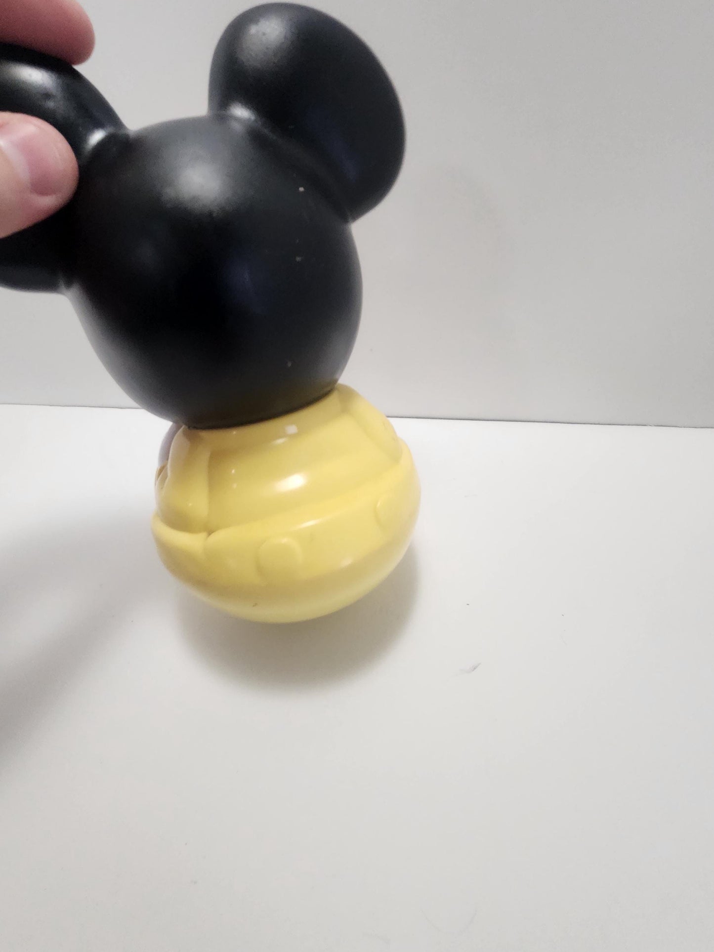 Walt Disney 1984 Made In Thailand Roly Poly Mickey Mouse Toys - Baby Toys - Baby Toys - Mickey Mouse - Walt Disney - Vintage Toys