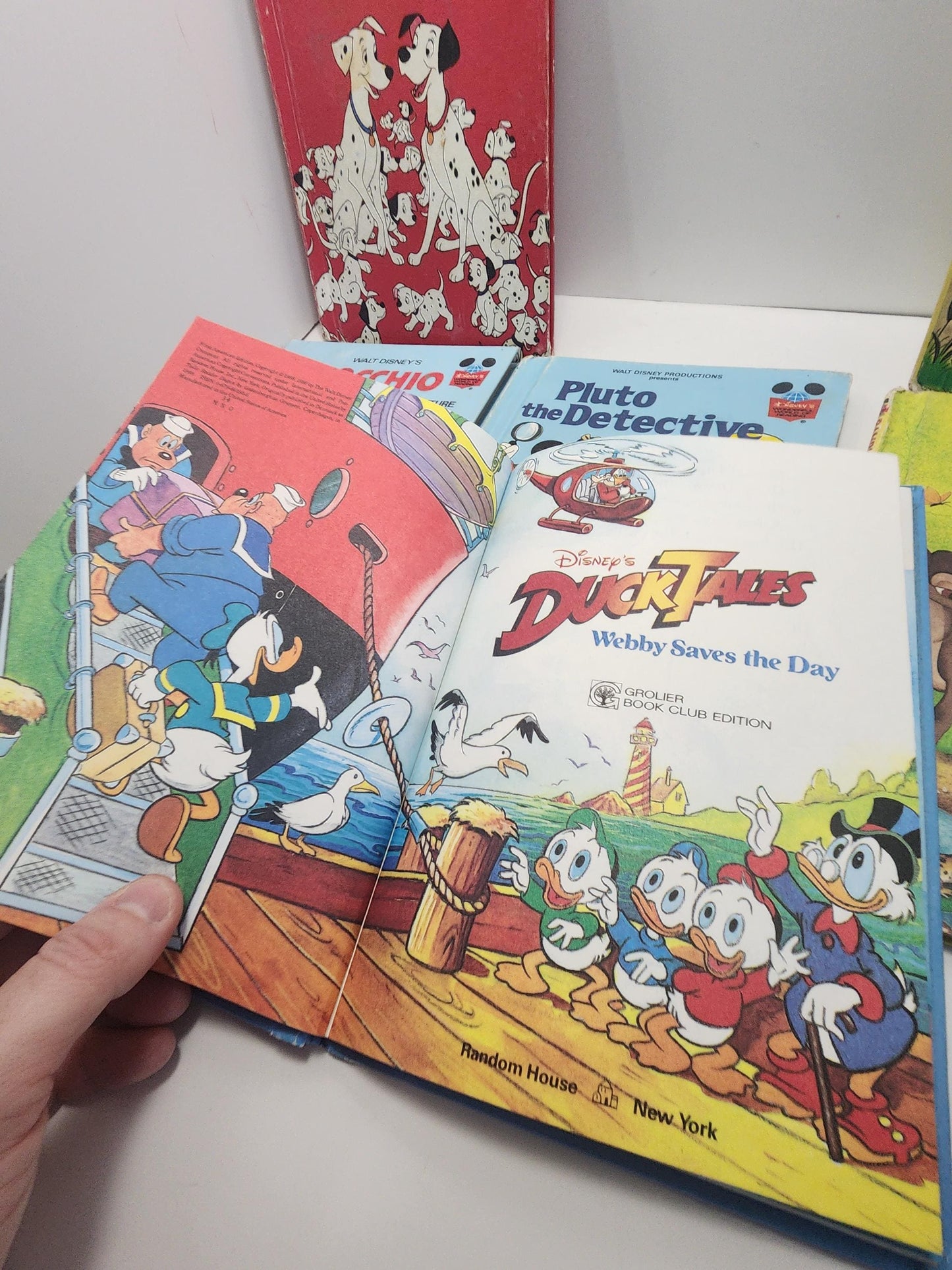 Walt Disney Vintage 1989 Children's Books Lot of 6 - Disney - Walt Disney - Disney Books - Children's Books - Ducktales - Winnie The Pooh