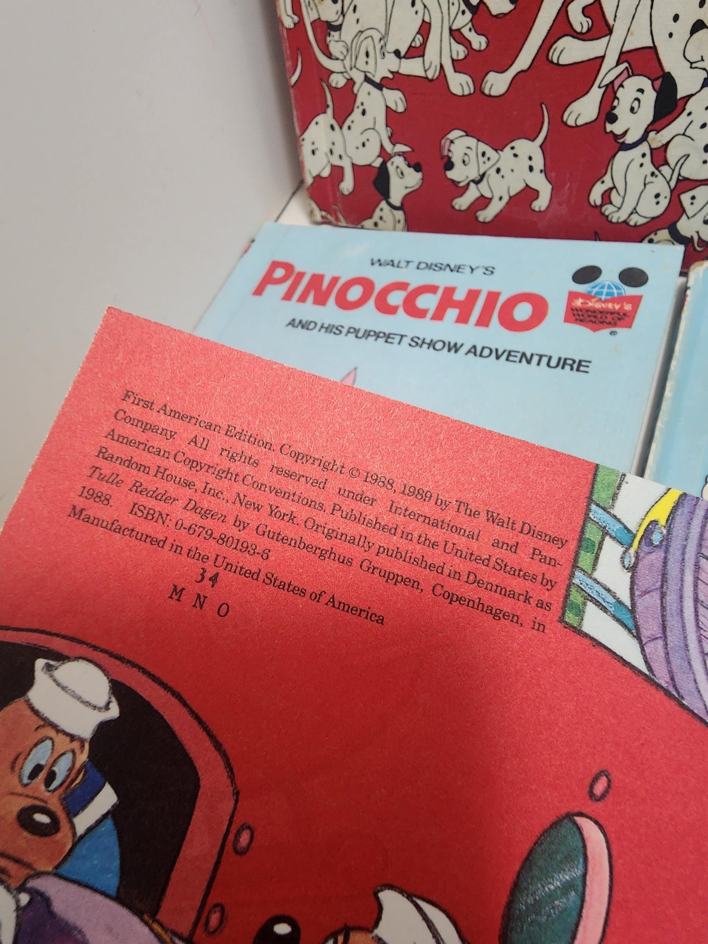 Walt Disney Vintage 1989 Children's Books Lot of 6 - Disney - Walt Disney - Disney Books - Children's Books - Ducktales - Winnie The Pooh