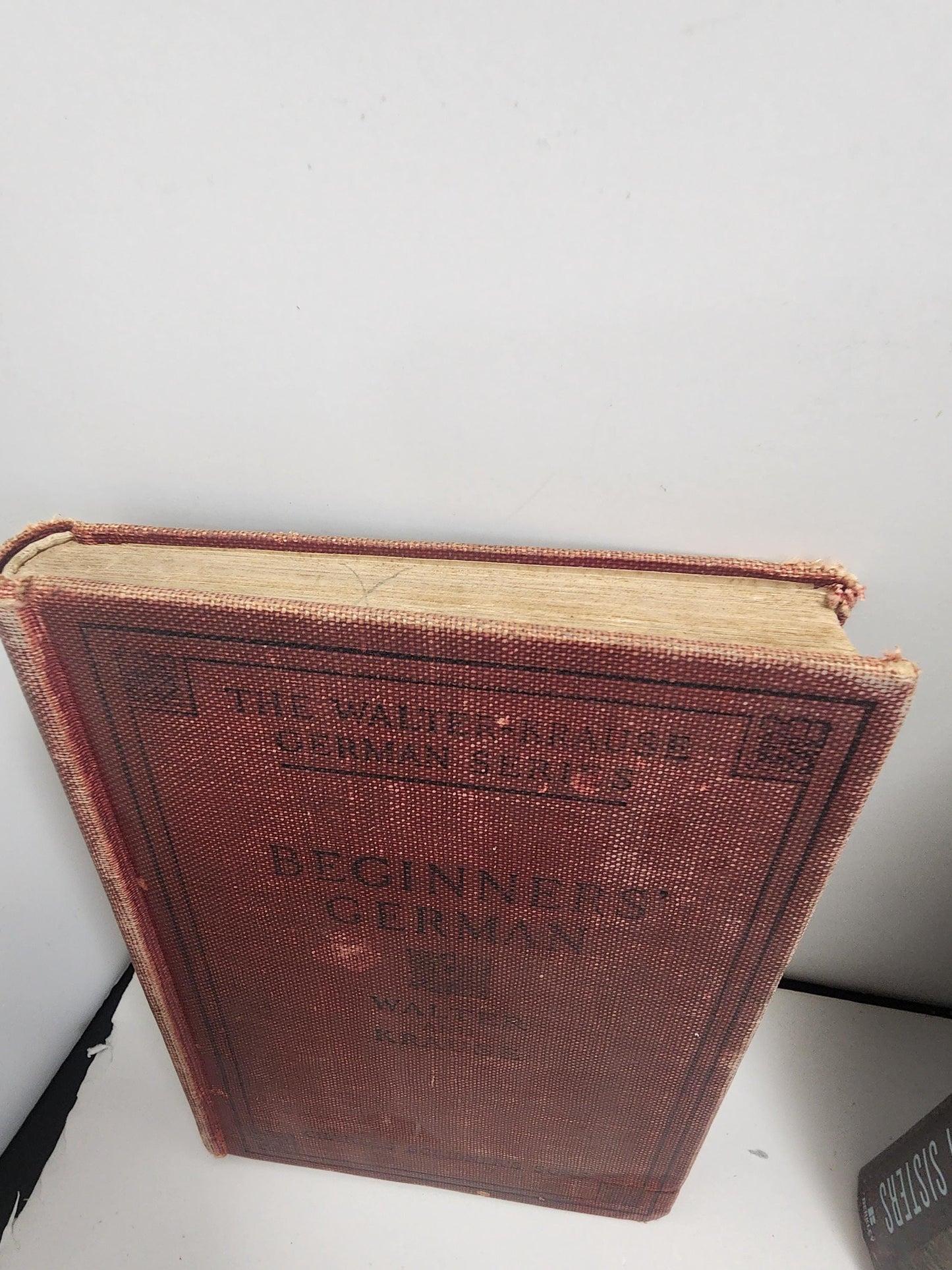 The Orginal 1912 German Beginners Book - Walter Krause - Charles Scribner's Sons - German - Learning - German Language - 1900s - Antiques