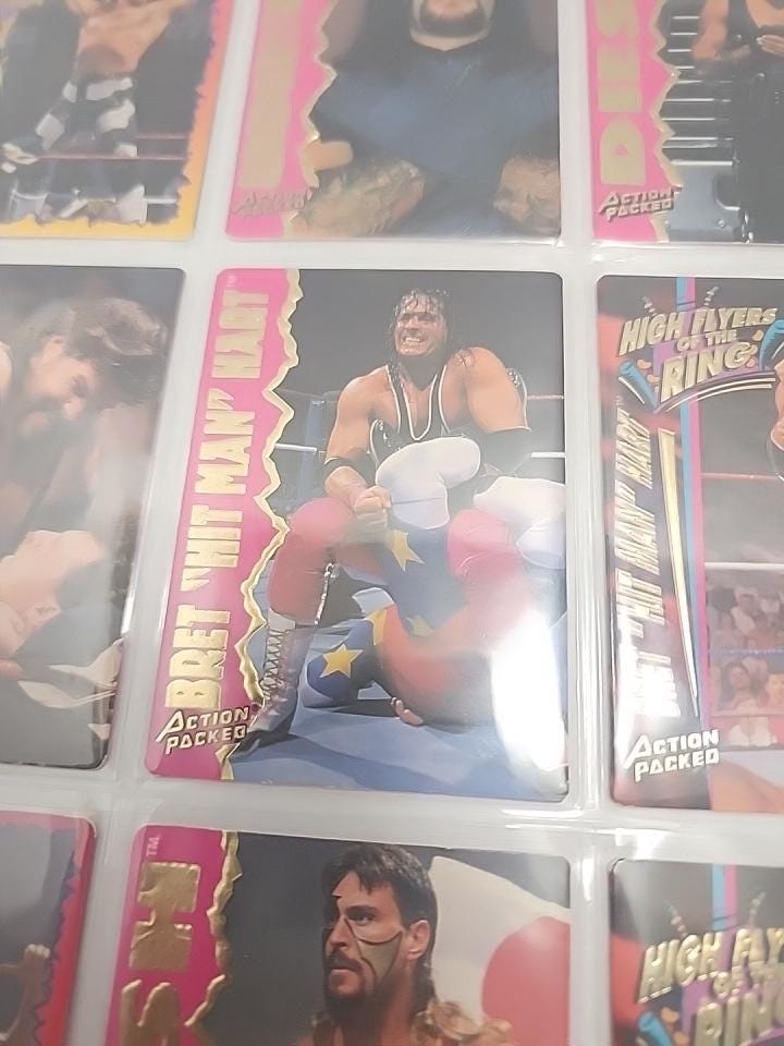 WWF Vintage 1995 Action Packed Trading Cards Lot of 10 - Wwf - Wwe - Wrestling Toys - Wrestlers - Trading Cards - Wwf Gift - Vintage Wwf