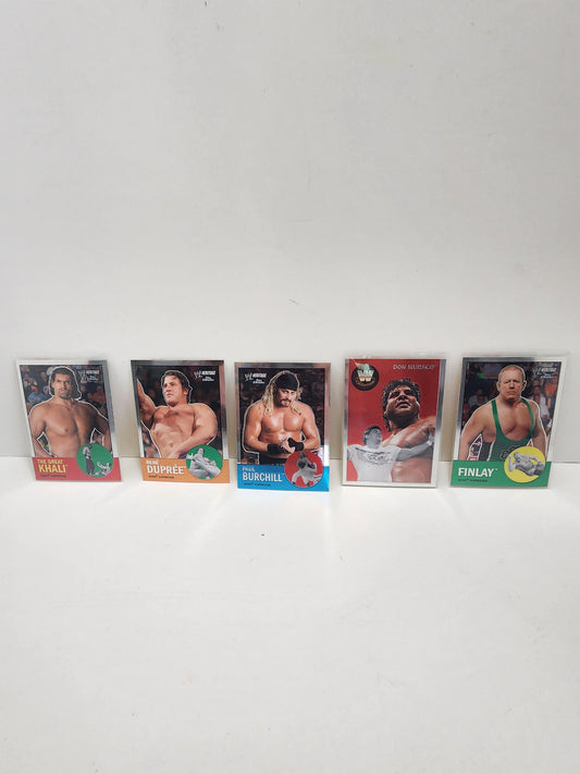 Wwf Wwe Topps Chrome Lot Of Trading Cards - Wwf - Wwe - Trading Cards - Tcg - Great Khali - Wwf Gifts - Wwf Cards - Smackdown - Wrestlemania
