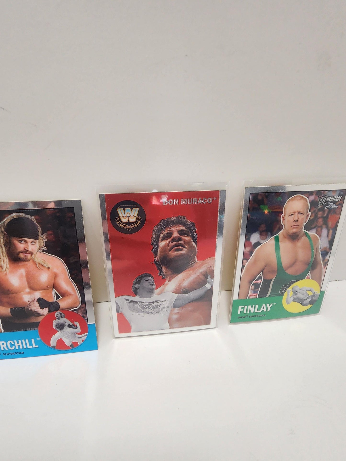 Wwf Wwe Topps Chrome Lot Of Trading Cards - Wwf - Wwe - Trading Cards - Tcg - Great Khali - Wwf Gifts - Wwf Cards - Smackdown - Wrestlemania