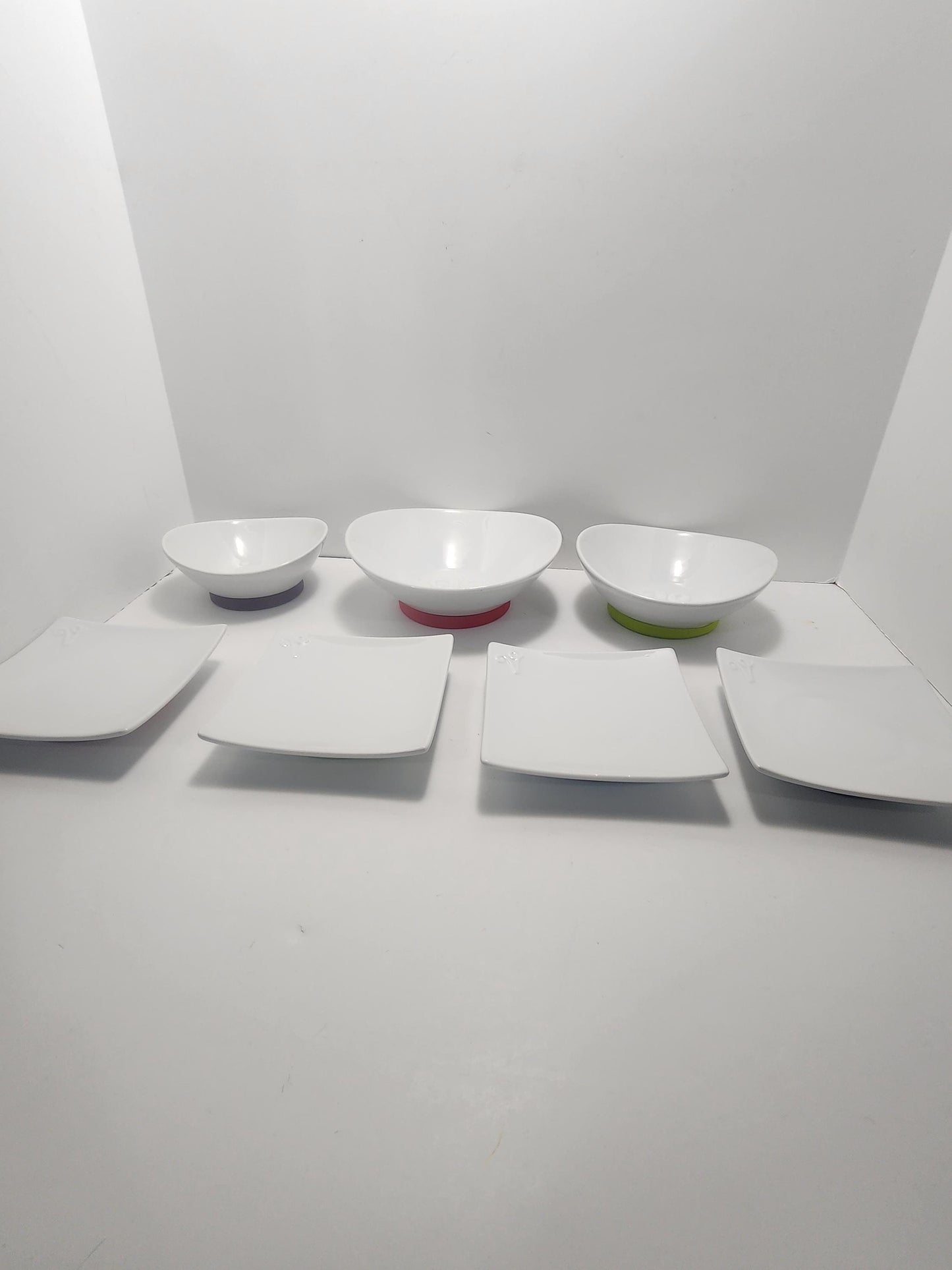 Velata Set Of 7 Serving Dishes and Bowls - Velata - Bowls - Plates - Serving Plates - Serving Bowls - Dinnerware - Kitchen - Colorful