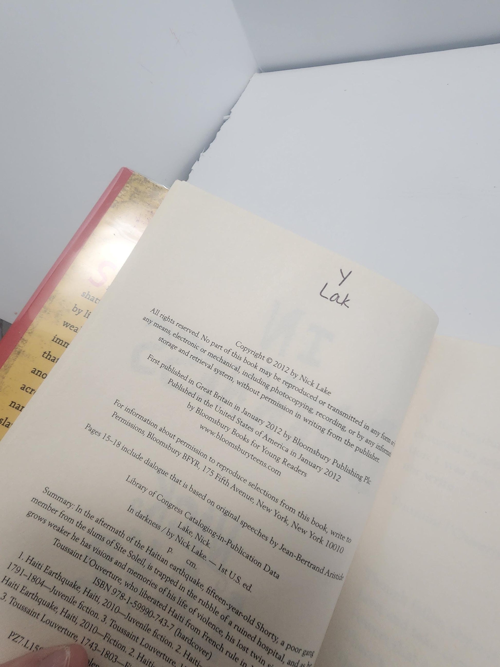 In Darkness By Nick Lake - In Darkness - Nick Lake - Nick Lake Books - Young Adult Books