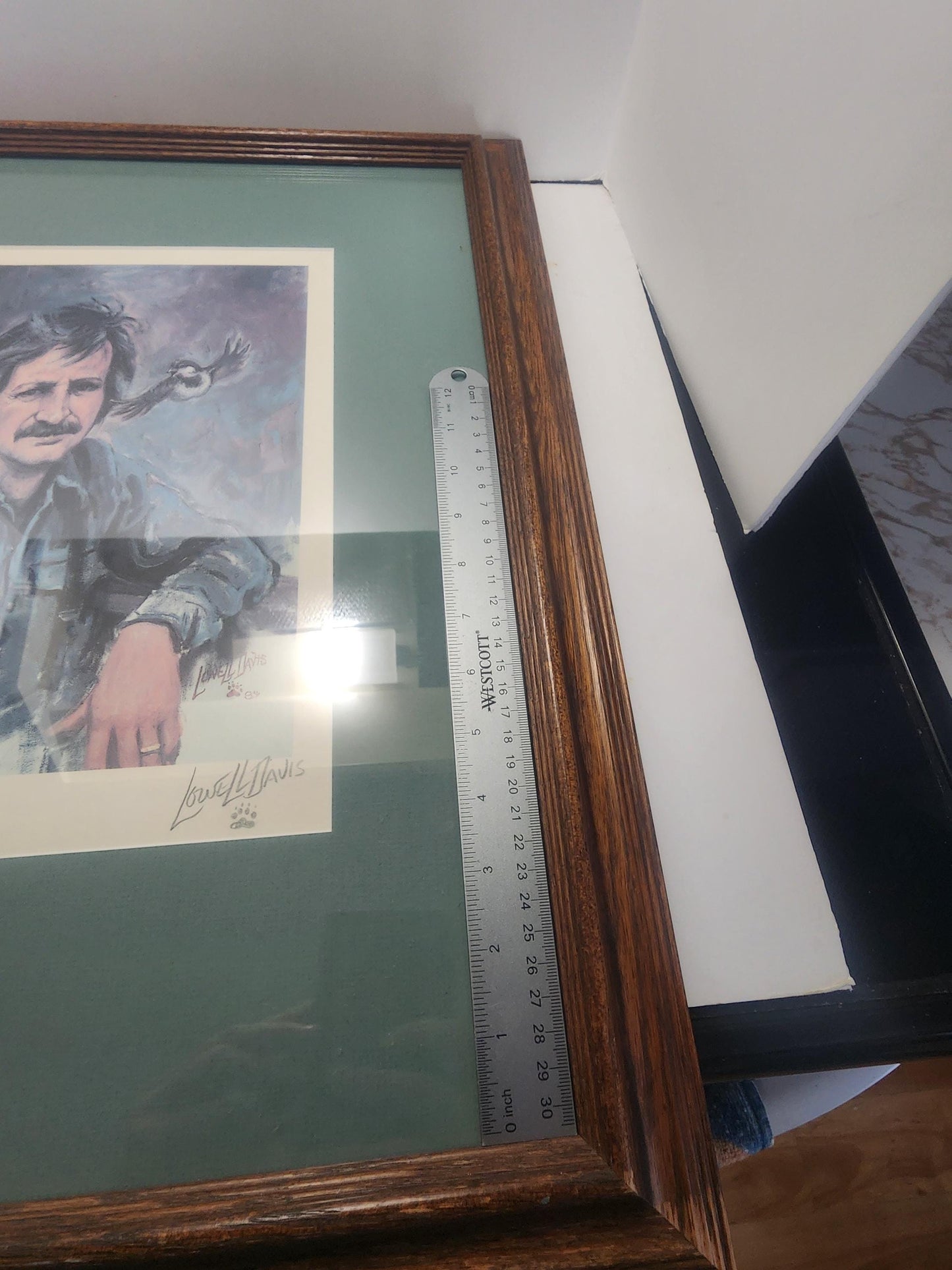 Lowell David 133/150 RARE Lithograph Painting - Lowell Davis - Portraits - Self Portraits - Lilthograph - Paintings - Wall Decor