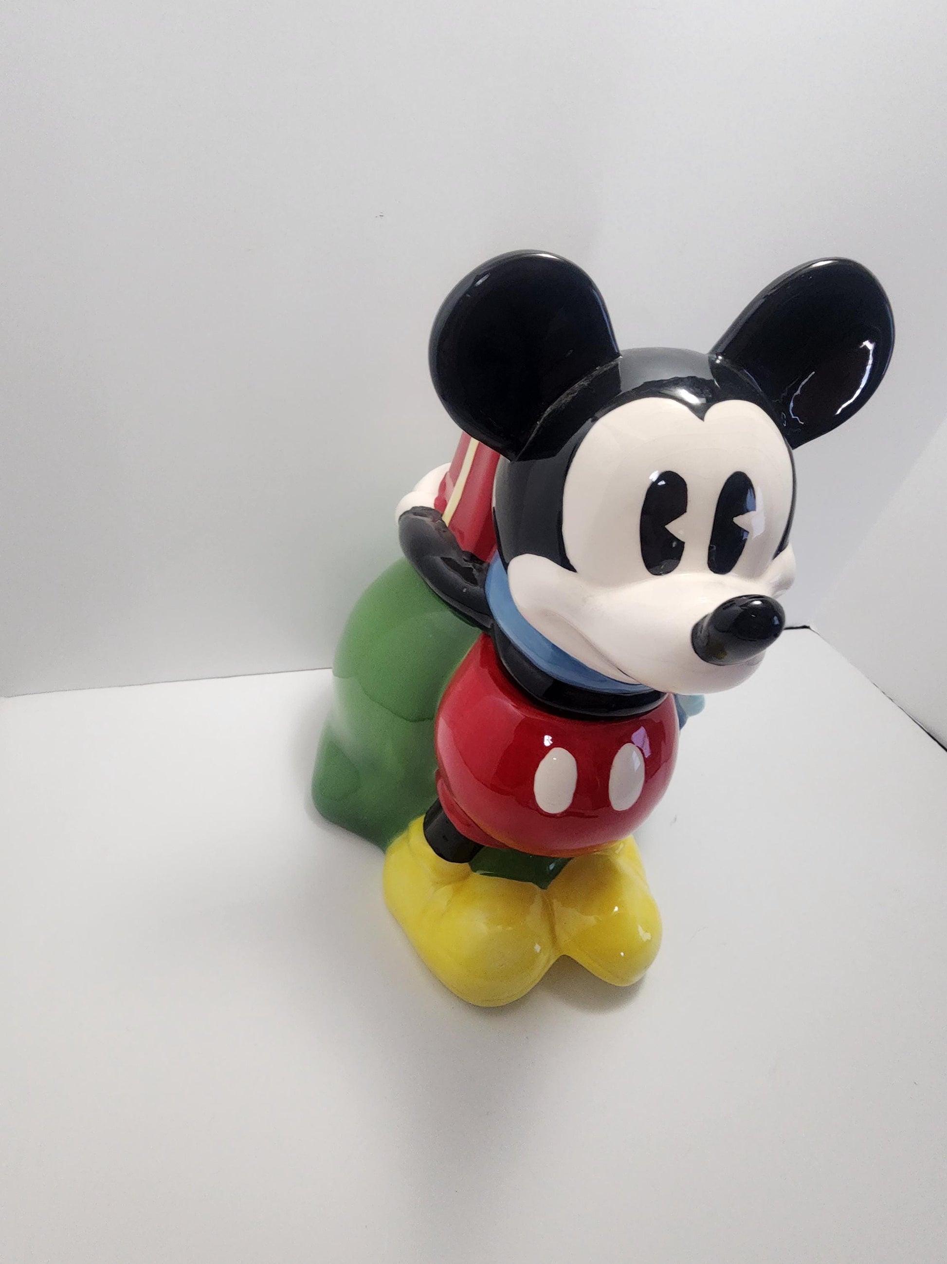 Disney Mickey Mouse Vintage Ceramic Cookie Jar - Cookies - Cookie Jar - Ceramic Cookie Jar - Mickey Mouse - Disney - Kitchen - Mickey