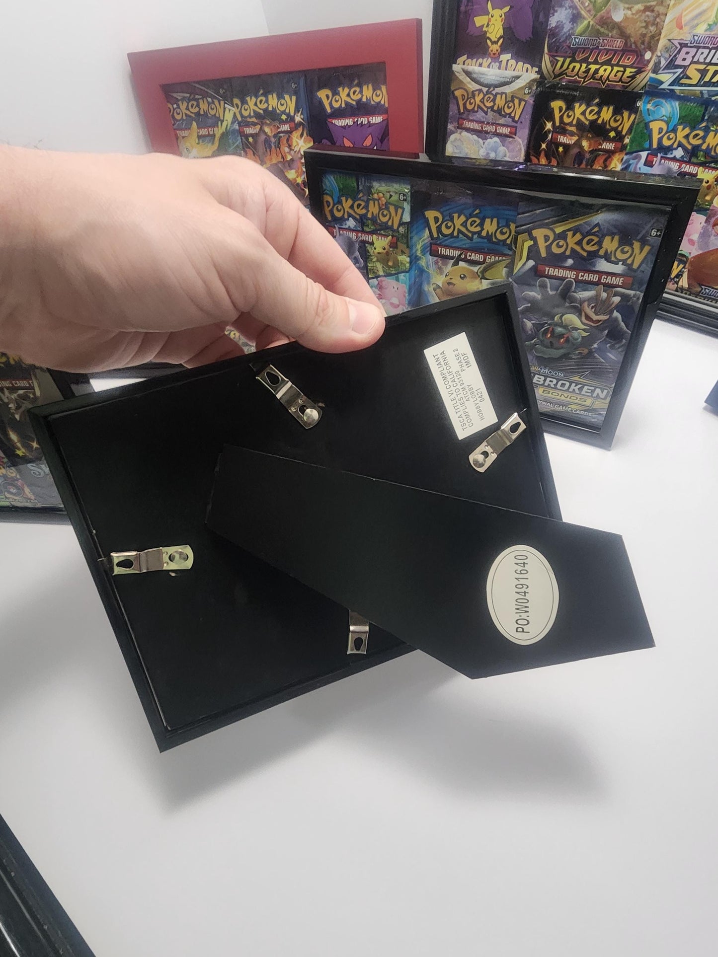 Pokemon Opened Packs Framed Decor - Pictures - Frames - Pokemon - Pokemon Cards - Pokemon Packs - XY Evolutions - Pokemon Gift - Decor