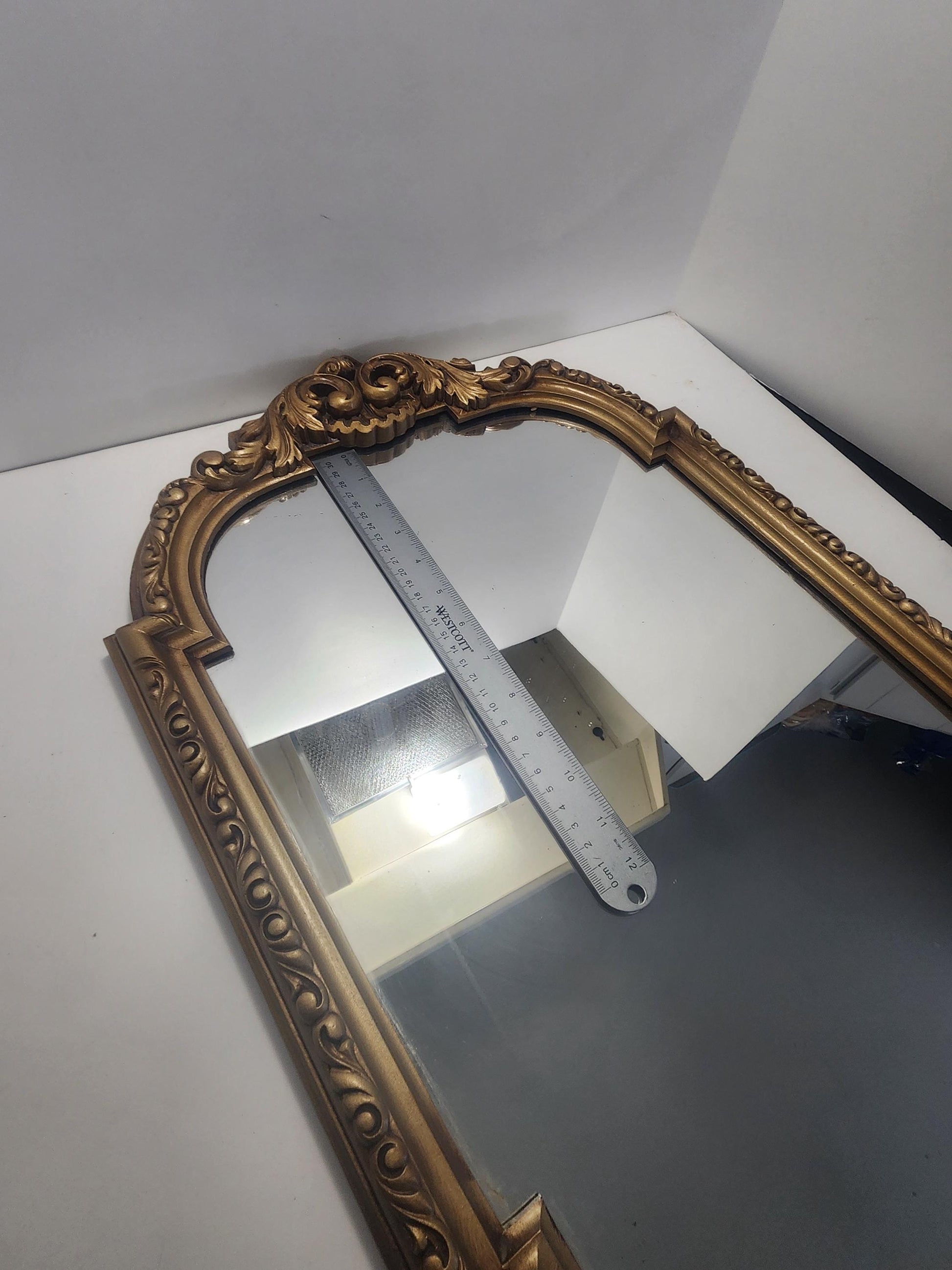 1970s Medium Rococo Style Mirror - Rococo - 1970s - Wall Decor - Mirror - Mirrors - Vintage Mirror - French - French Mirror