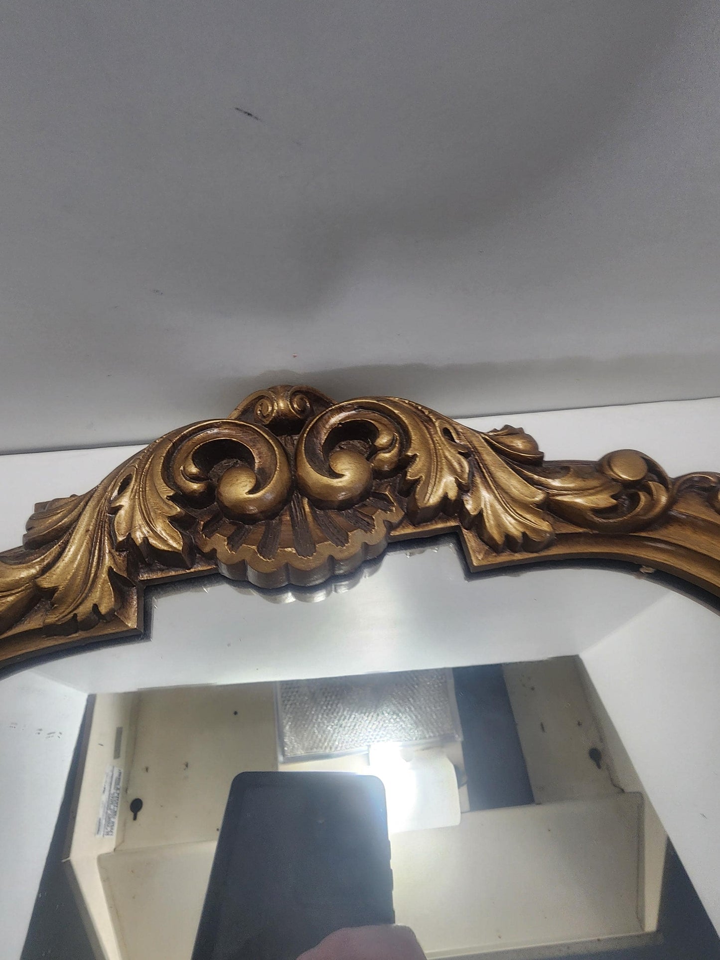 1970s Medium Rococo Style Mirror - Rococo - 1970s - Wall Decor - Mirror - Mirrors - Vintage Mirror - French - French Mirror