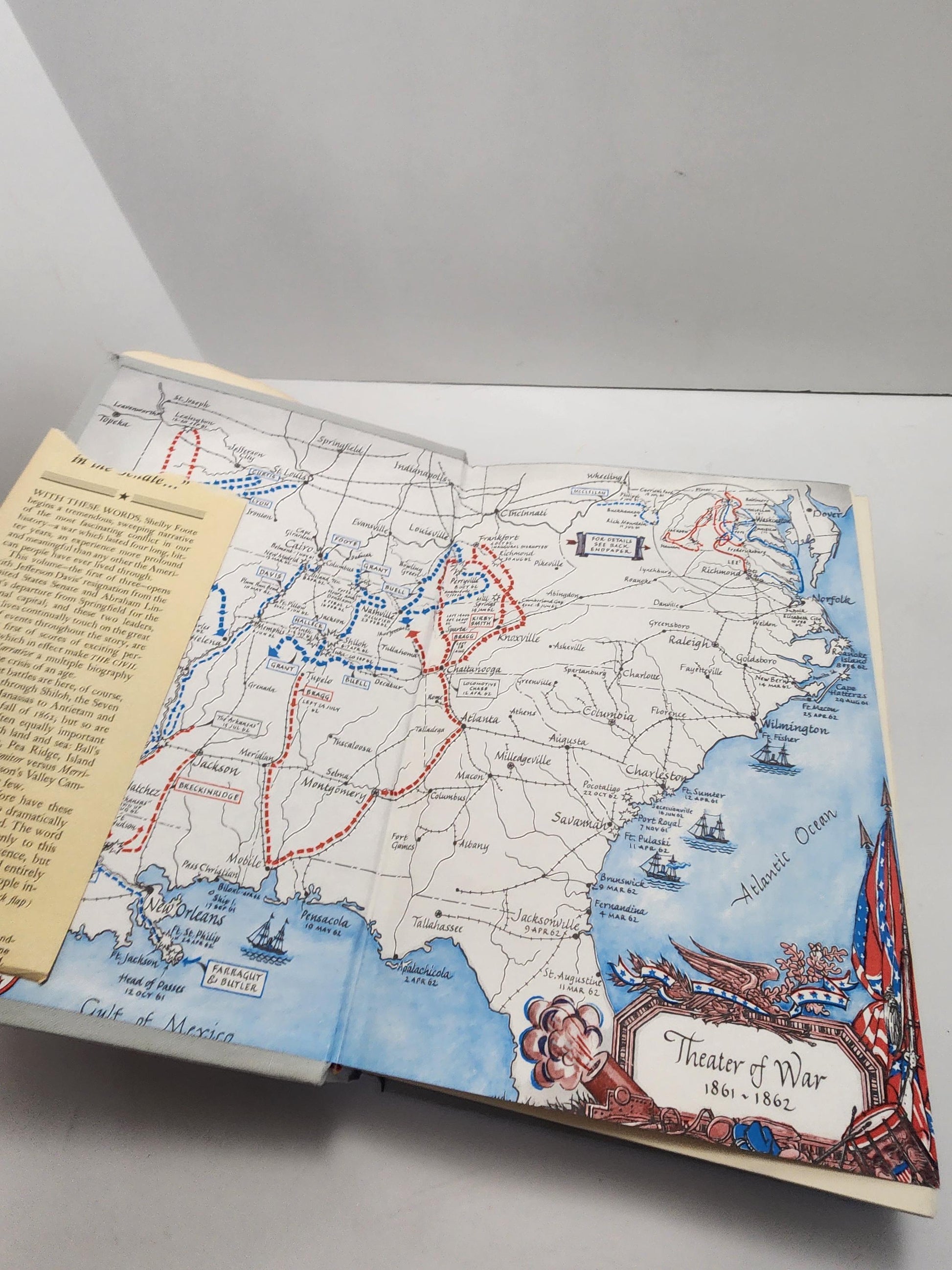 1958 The Cival War A Narrative By Shelby Foote - Cival War - Cival War Books - Shelby Foote - American History - History Books - War