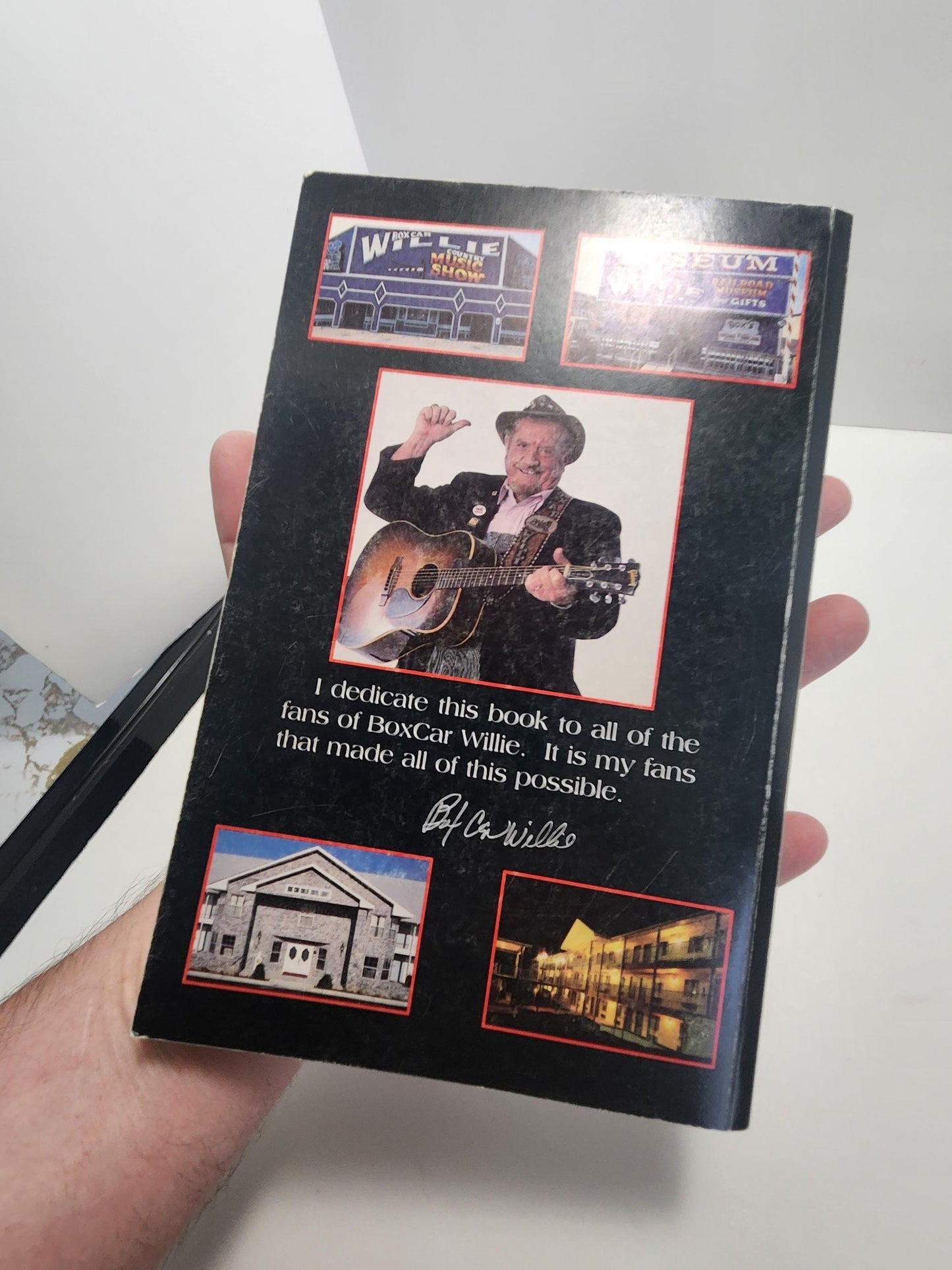 BoxCar Willie 1995 My Life Autographed Copy - Autographed - Autographed Books - Autobiography - Box Car Willie - Boxcar Willie