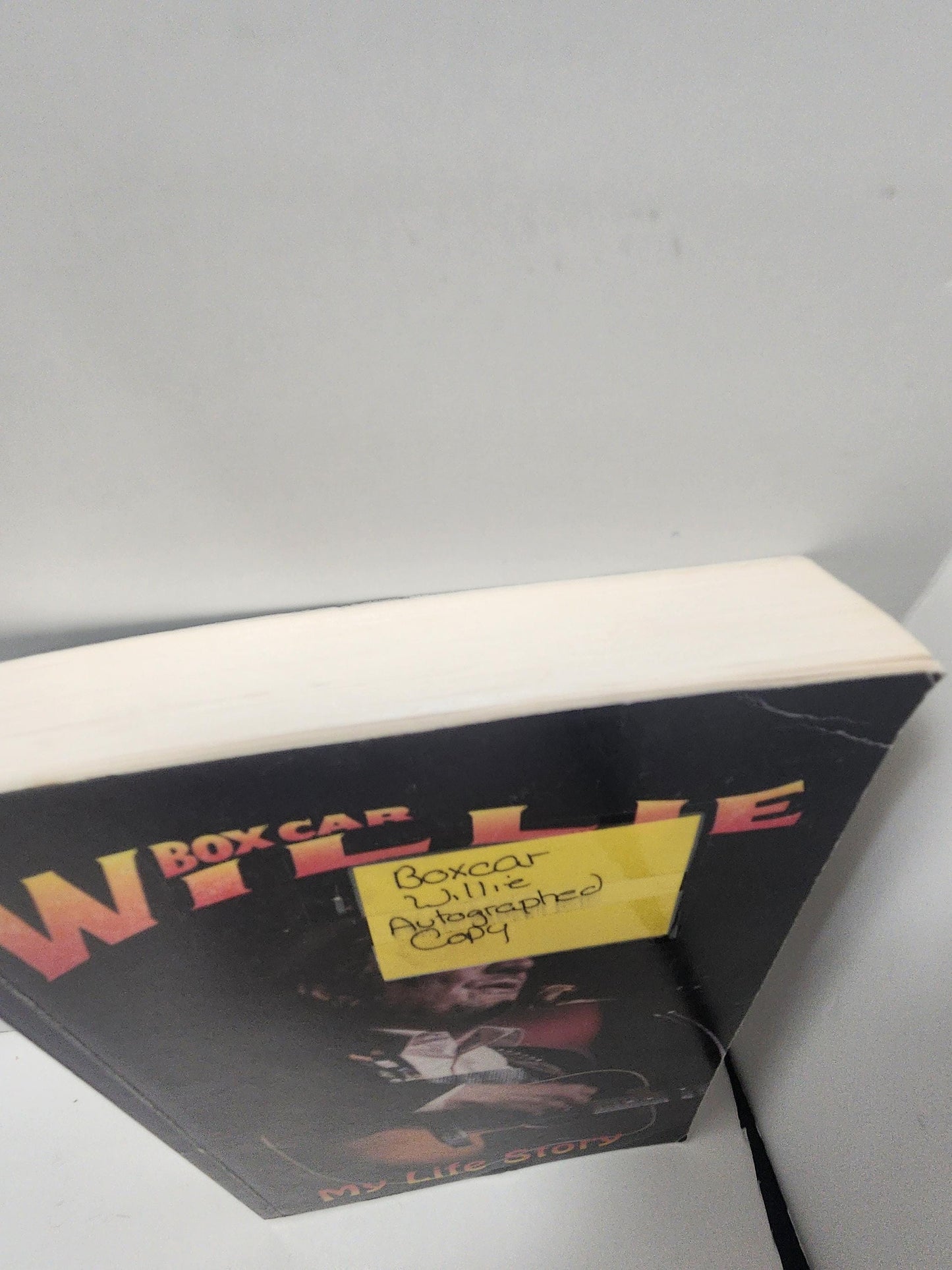BoxCar Willie 1995 My Life Autographed Copy - Autographed - Autographed Books - Autobiography - Box Car Willie - Boxcar Willie