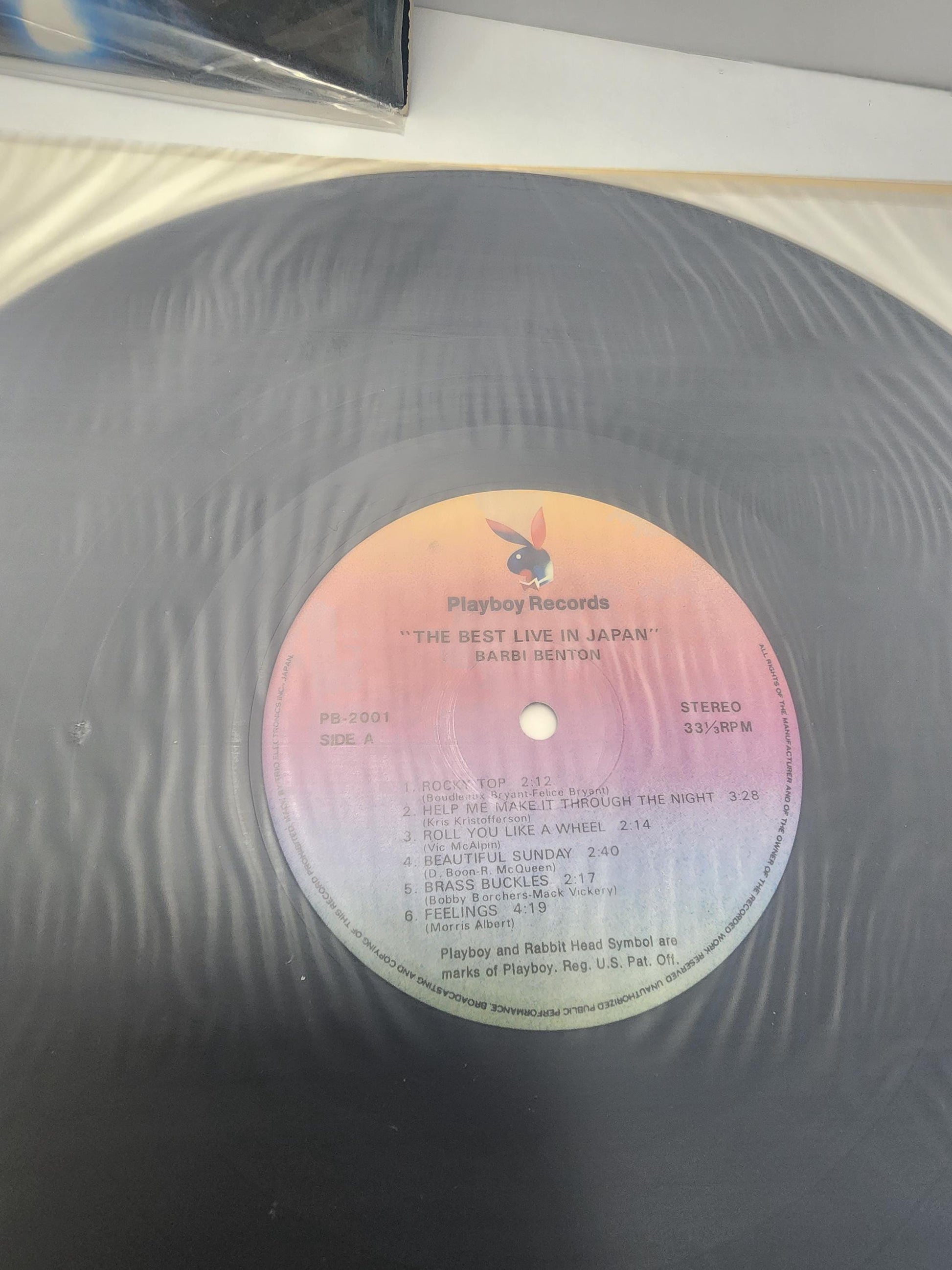 Bi Benton Playboy Bunny RARE Live In Japan Vintage Vinyl Record - Playboy - Bi Benton - Records - Vinyl - Vinyl Record - Japan