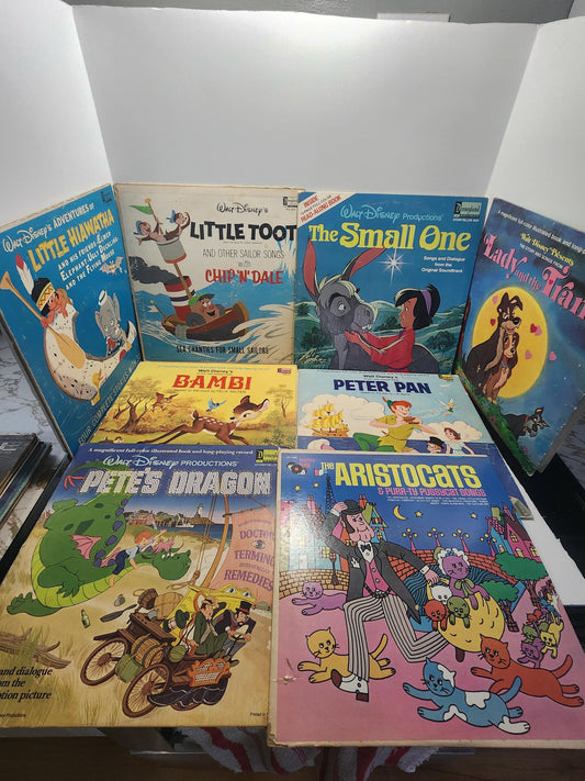 Disneyland 1960s 1970s Vintage Vinyl Records - Disney - Vintage Disney - Disneyland - Vinyl - Records - Christmas Carols - Disney Music