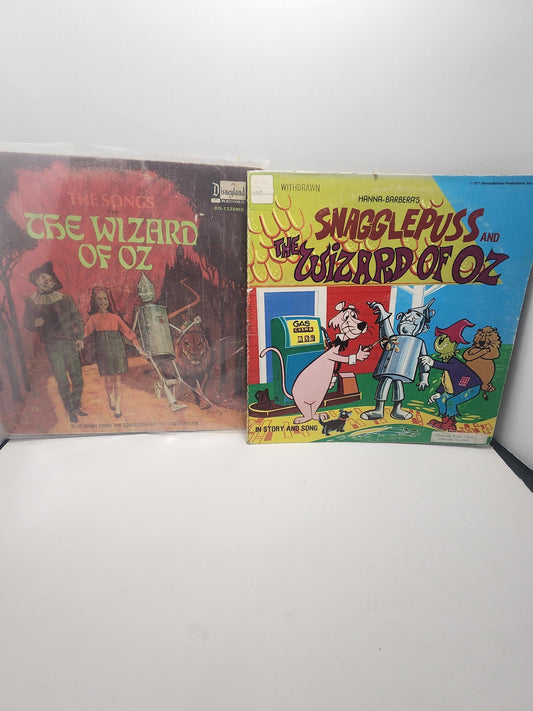 1960s The Wizard Of Oz Vinyl Records - Records - Vinyl - Vinyl Records - The Wizard Of Oz - Snagglepuss - Snaggle Puss - Wizard Of Oz