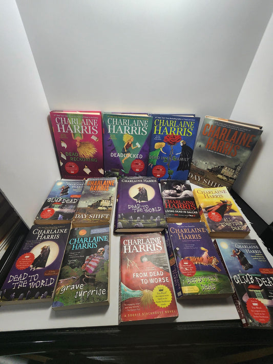 Charlaine Harris Book Series - Books - Mystery - Mystery Books - Dead Books - Charlaine Harris - Book Series - Vampires - Zombies