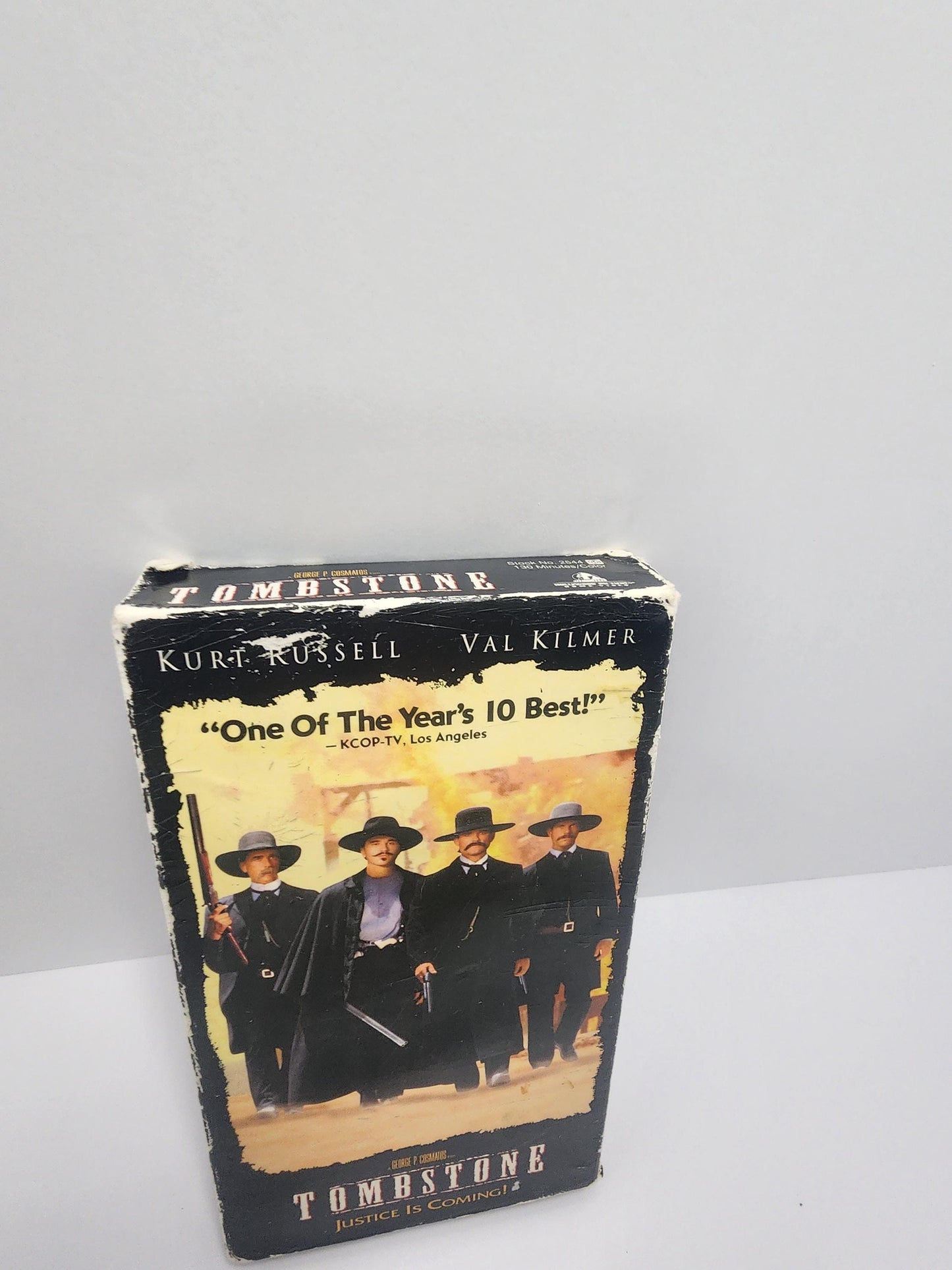 Tombstone Vhs - Tombstone - Val Kilmer - Doc Holiday - Kurt Russell - Wyatt Earp - Westerns - Vintage Movies - Vhs