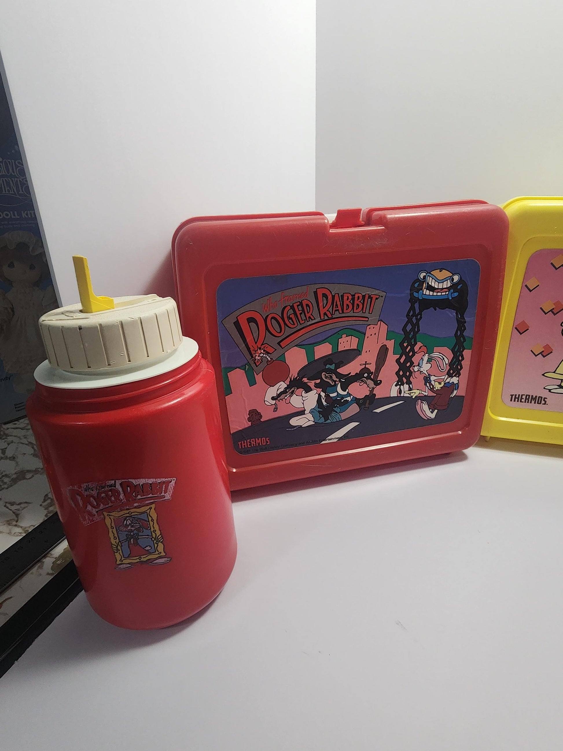 Vintage 1980s 1990s Character Lunchboxes By Aladdin - Hunchback Of Notre Dame - Roger Rabbit - Peanuts Gang - Snoopy - Lunchbox - Aladdin