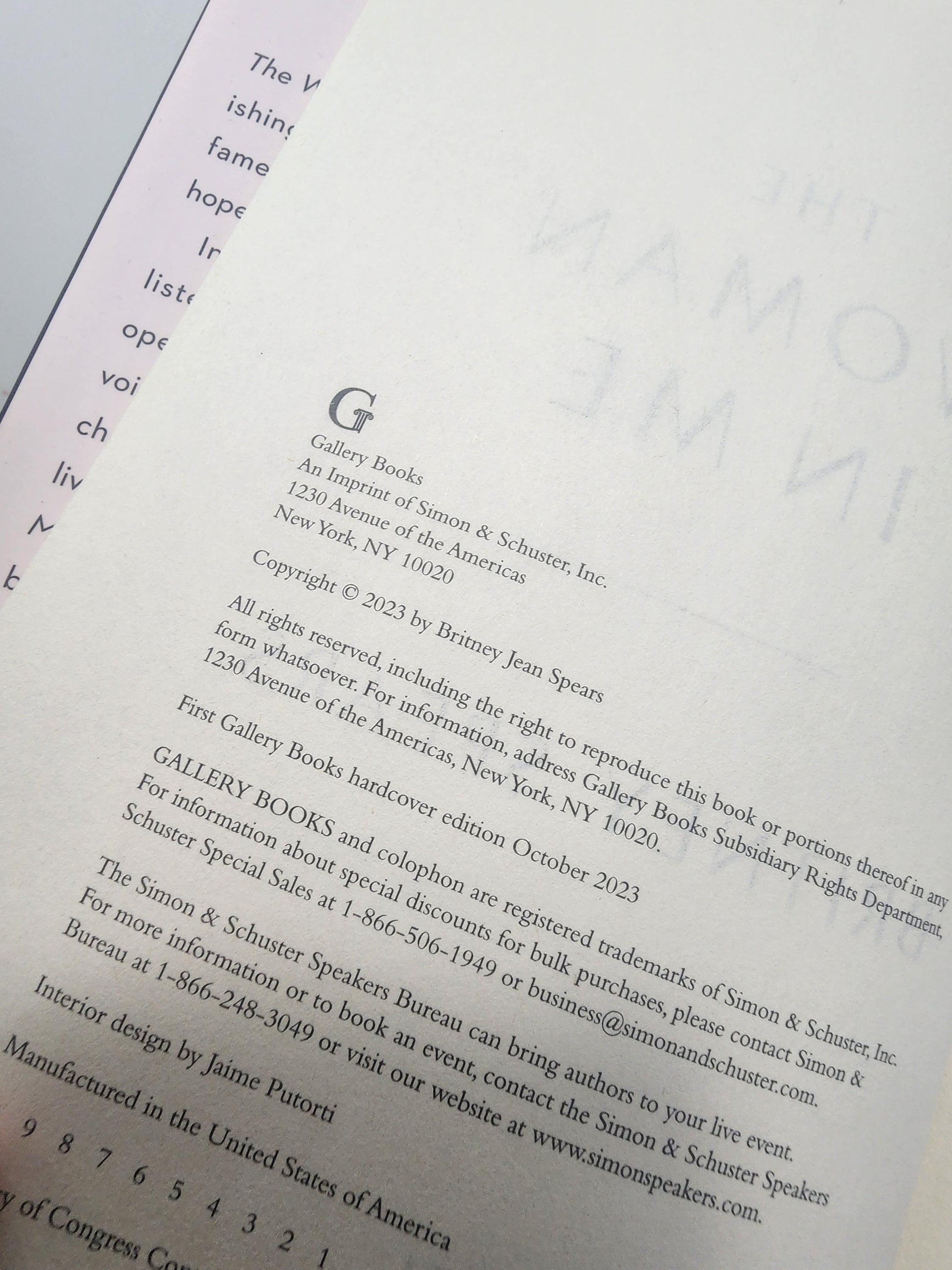 Brittney Spears The Women In Me - Brittney Spears - Brittney Spears Book - Books - Singers - The Women In Me