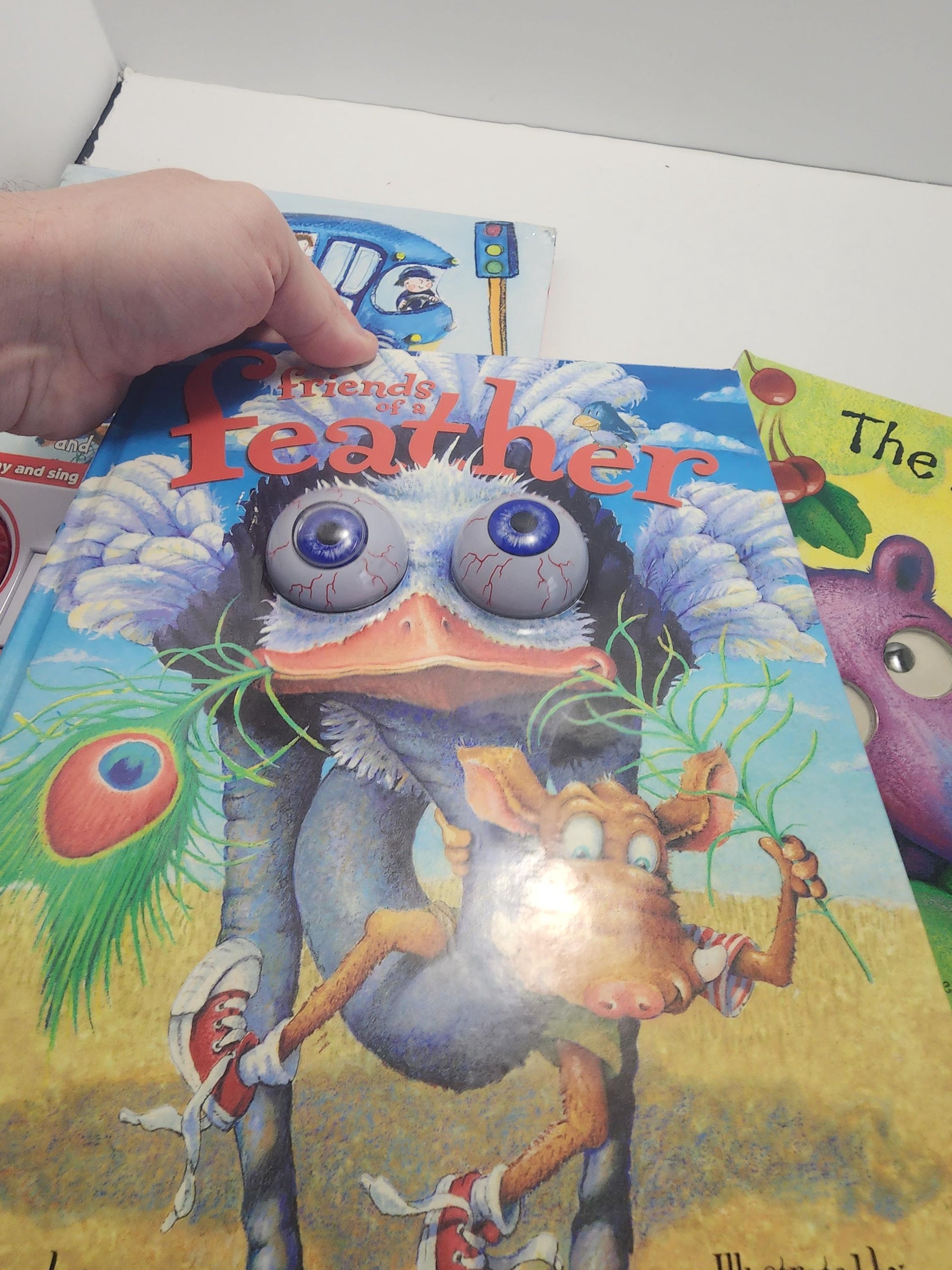 Childrens Interactive Books Lot of 4 - Educational Books - Kids Books - Children's Books - Interactive Books - Anteatter - Wheels On The Bus