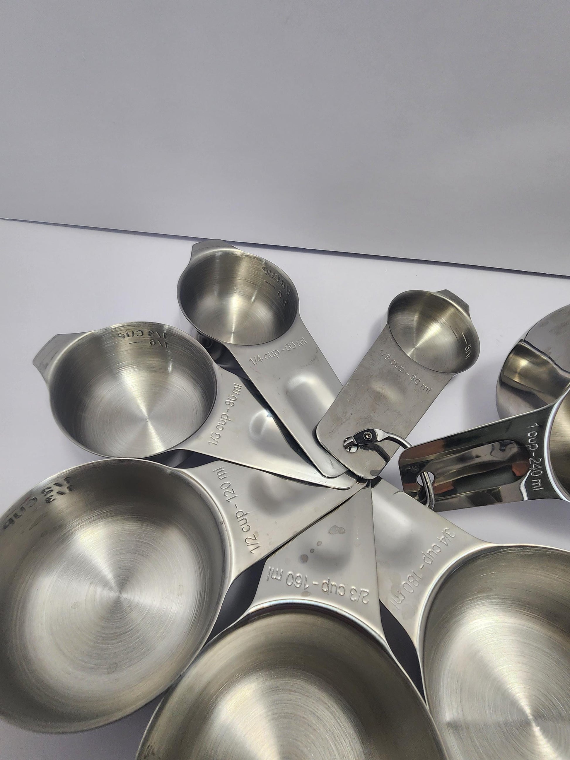 Stainless Steel Measuring Cups Set of 7 - Measuring Cups - Kitchen - Kitchen Utensils - Cups - Kitche Set