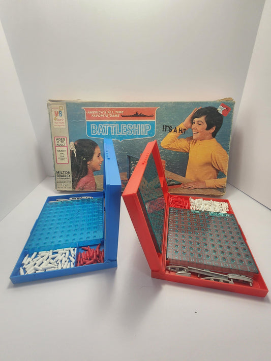 1971 Milton Bradley Battleship Game - Battleship - Battle Ship - Milton Bradley - Vintage Games - Family Games - Family Game Night