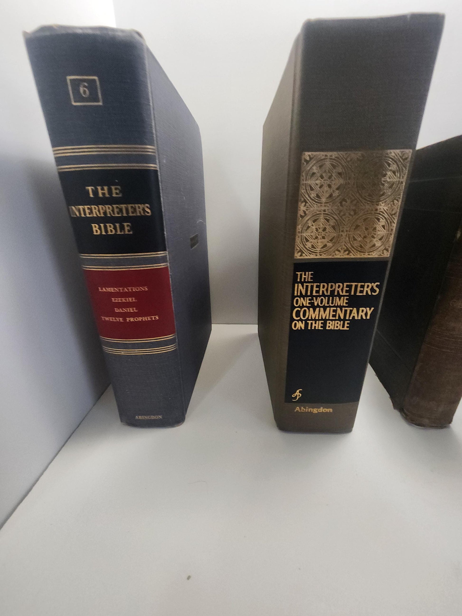 Vintage 1800s & 1970s Bibles - People's Bible - Vintage Bible - Interpreters Bible - 1800s - Antiques - Religion - Religious Gifts