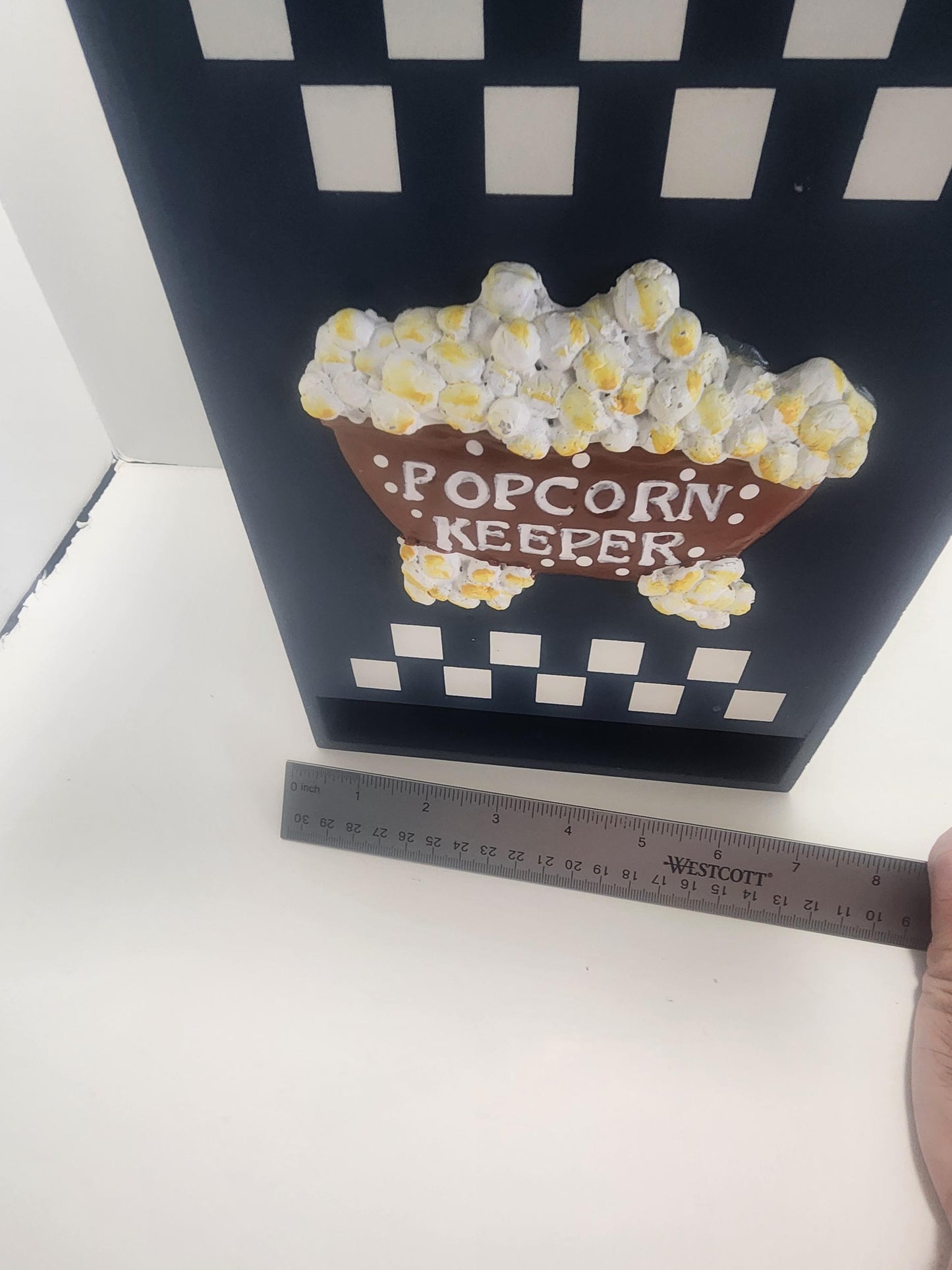 Popcorn Keeper - Popcorn - Popcorn Decor - Movie Theater - Home Decor - Kitchen - Kitchen Decor