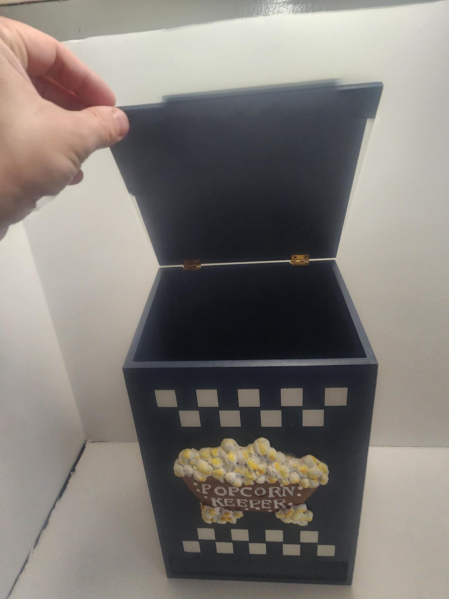 Popcorn Keeper - Popcorn - Popcorn Decor - Movie Theater - Home Decor - Kitchen - Kitchen Decor