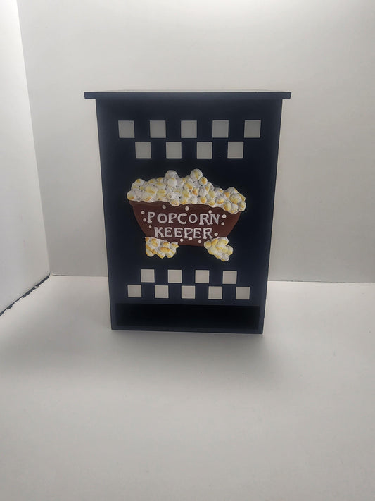 Popcorn Keeper - Popcorn - Popcorn Decor - Movie Theater - Home Decor - Kitchen - Kitchen Decor