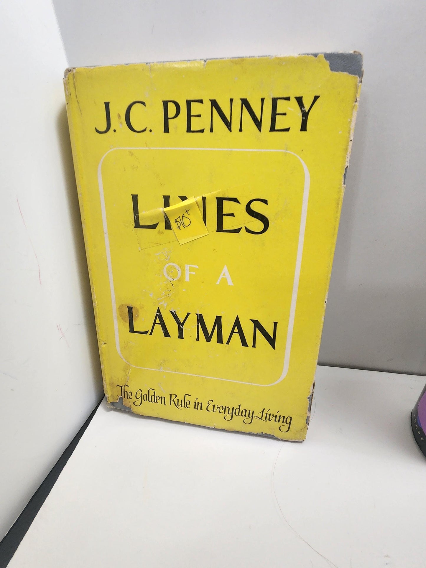 1956 Orginal Print J.C Penny Lines Of A Layman - Vintage Books - 1950s - JCpenny - J.C Penny - Lines Of A Layman - Books