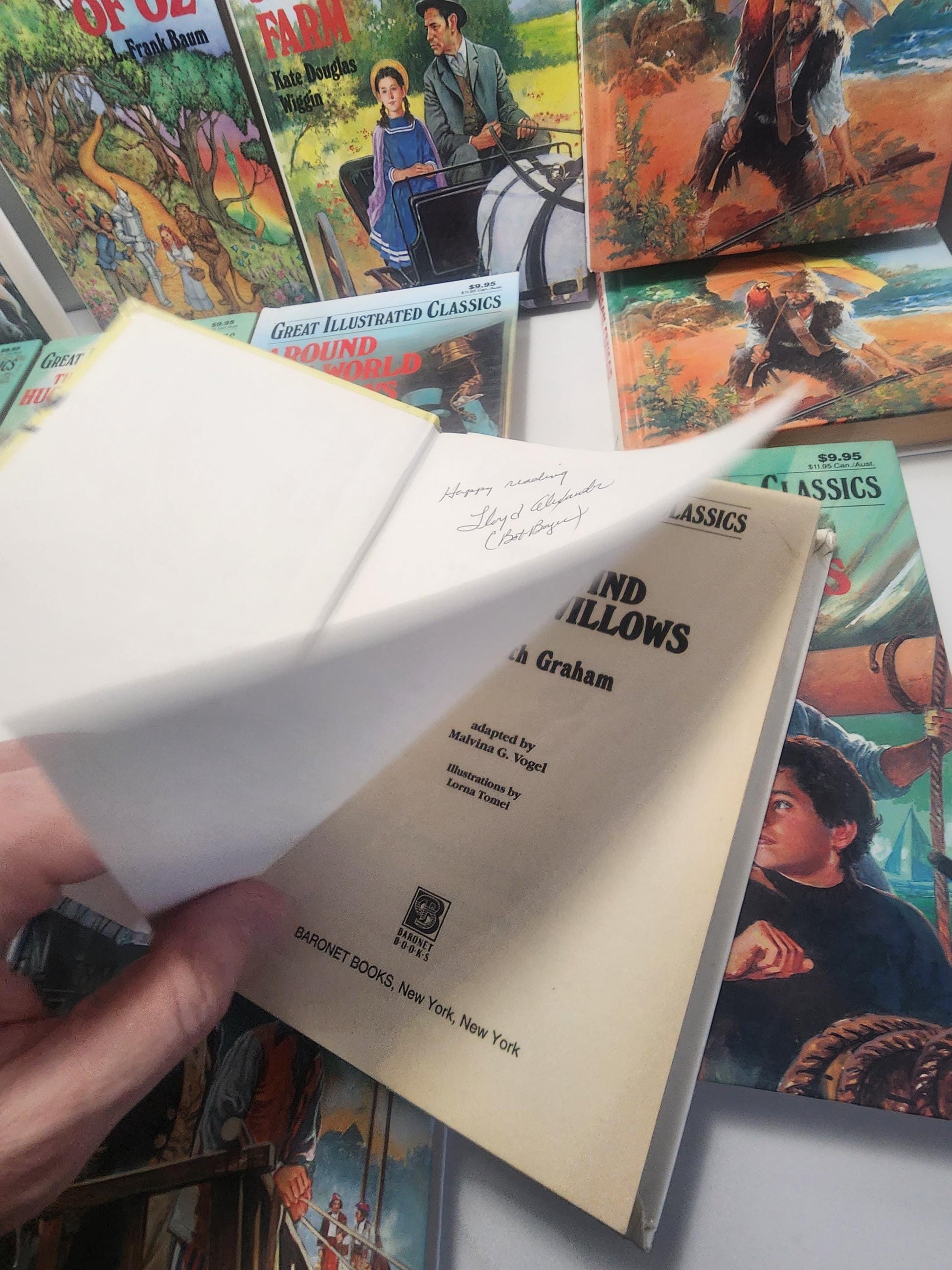 Great Illustrated Classics Books - Book Sets - Classic Books - Children's Books - Vintage Books - Mark Twain - Wizard Of Oz - Tom Sawyer