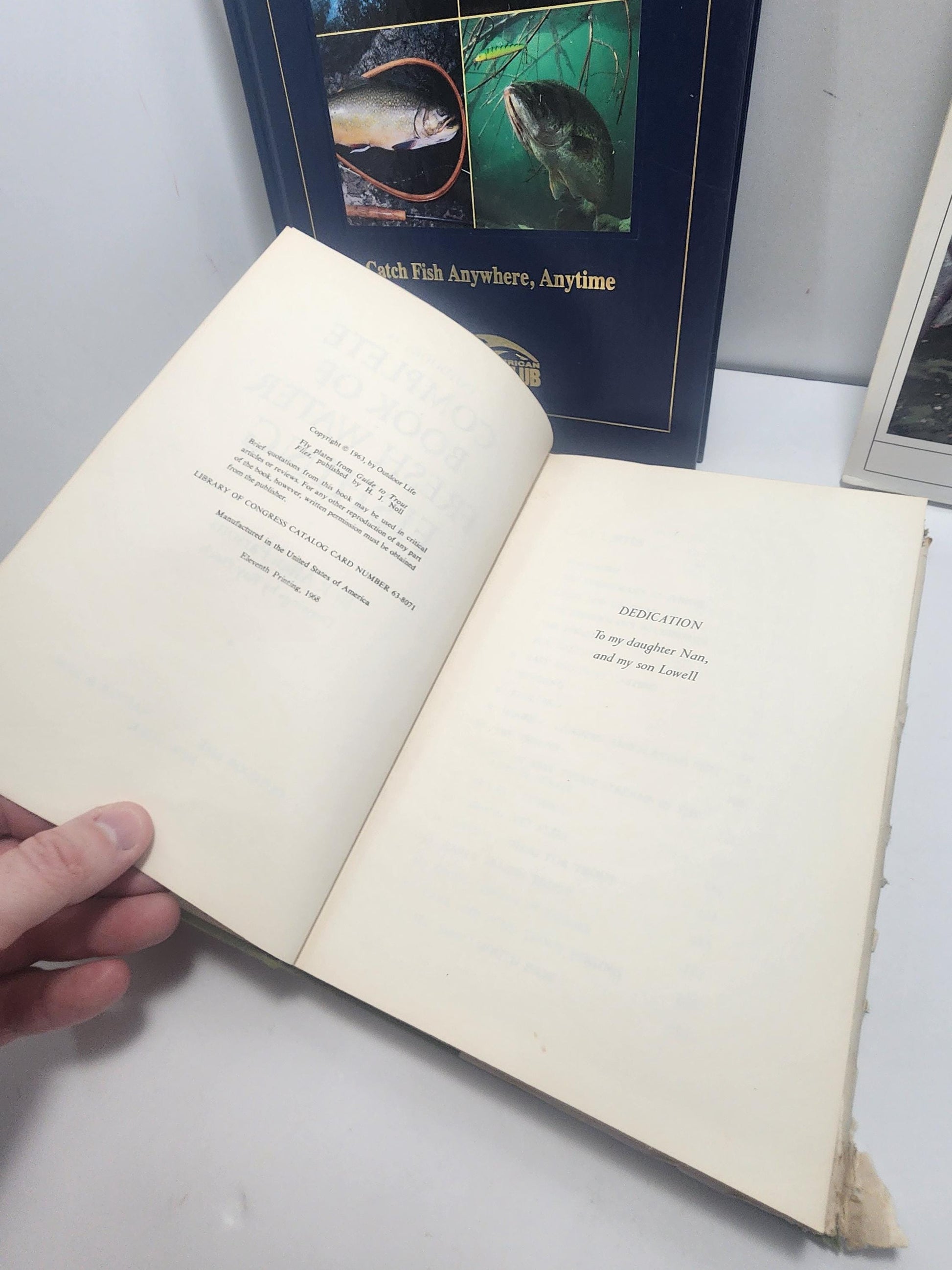 Fishing Books Vintage Lot of 3 - Fisherman - Fishing - Giff For Fisherman - Fly Fishing - Fresh Water Fish - Animals - Animal Books