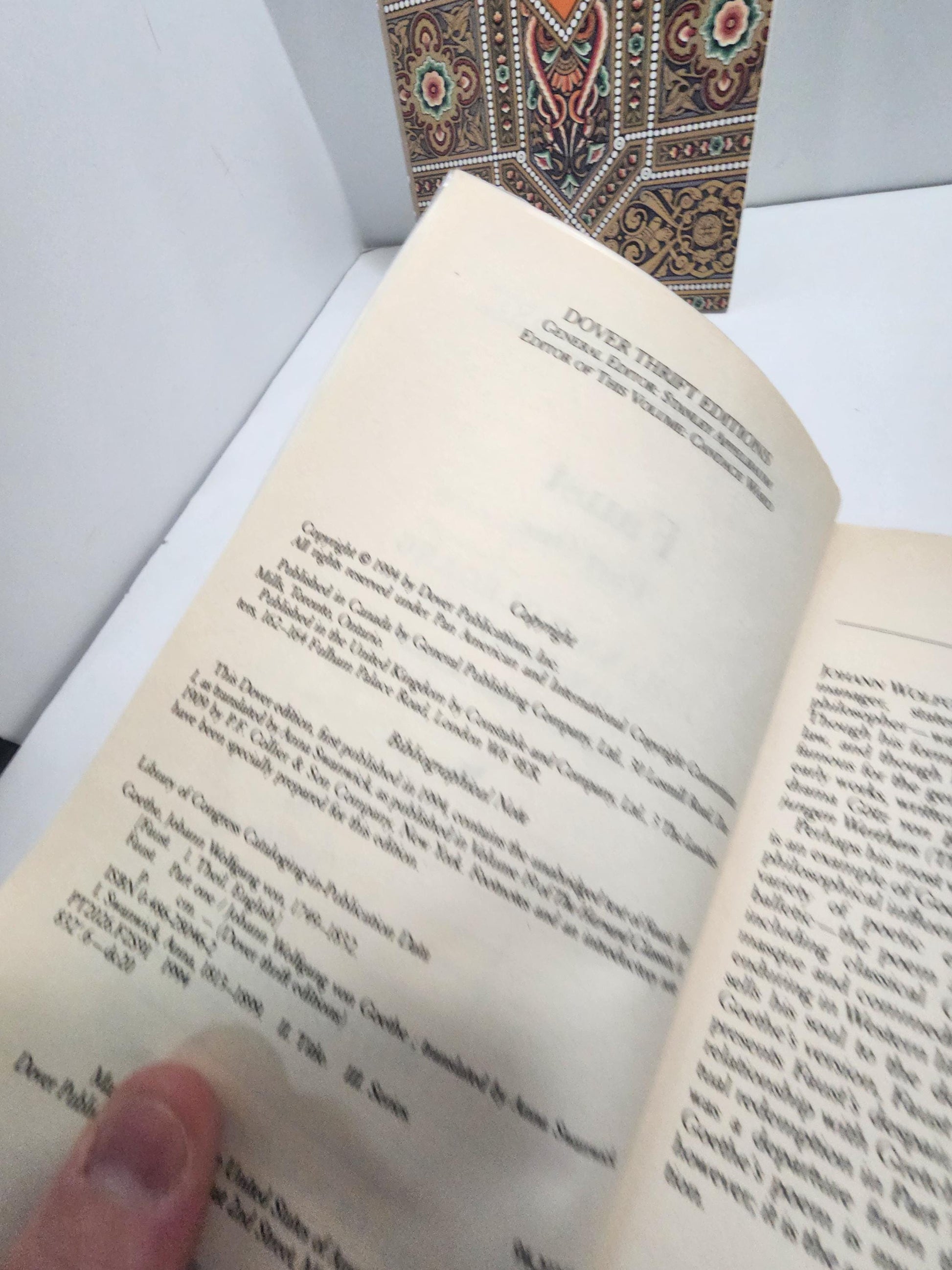 1994 Dover Thrift Edition Book Lot of 3 - Dover Thrift - Dover Thrift Books - Vintage Books - Poems - Faust - The Prince - Johann Wolfgang