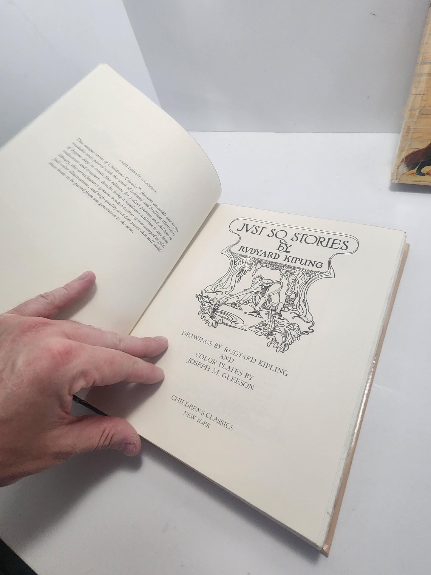 Animals Story Books Vintage Lot of 2 - The Animals I Have Known - Ernest Senton - Just So Stories - Children's Books - Animals - Animal Book