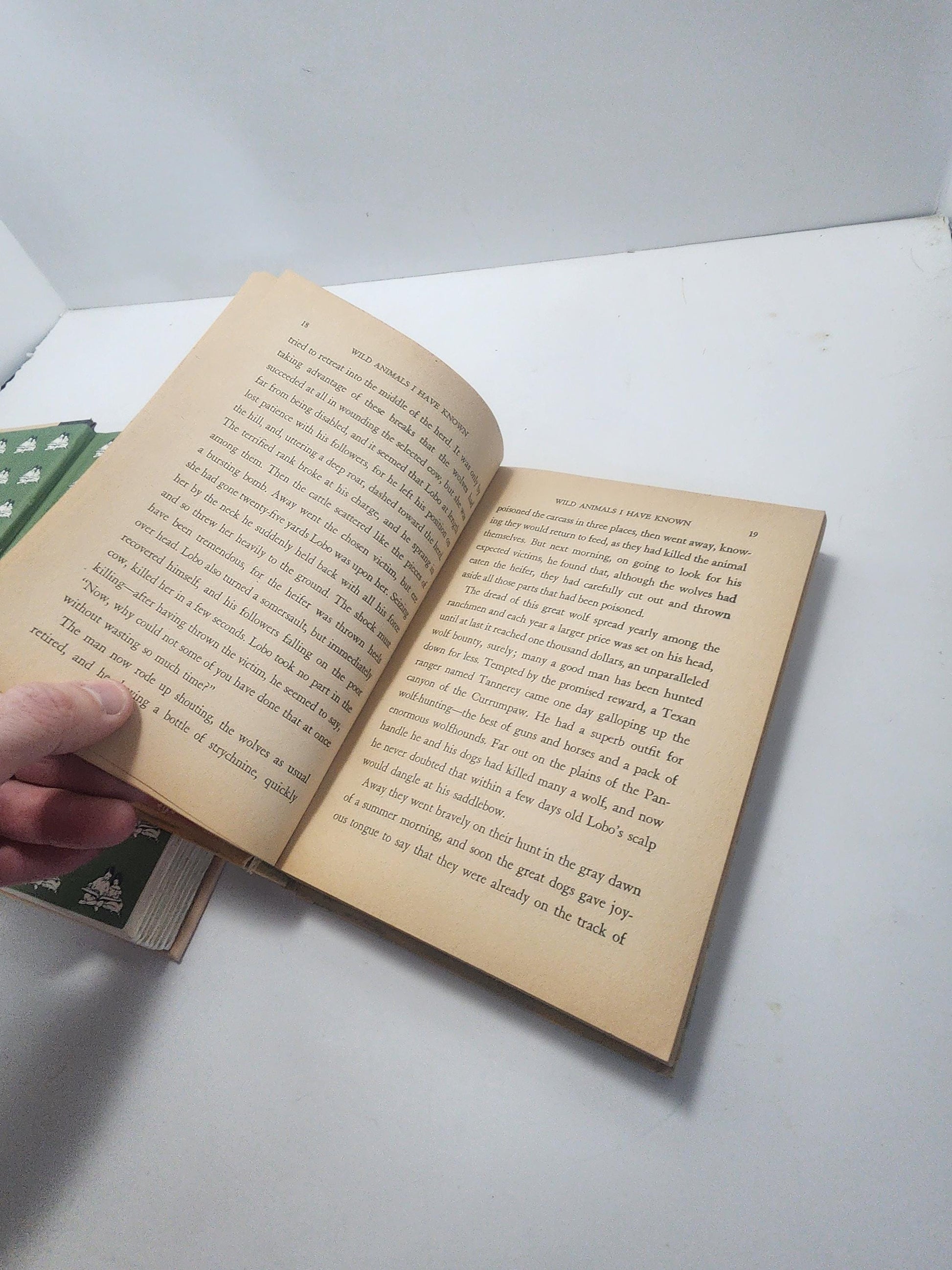 Animals Story Books Vintage Lot of 2 - The Animals I Have Known - Ernest Senton - Just So Stories - Children's Books - Animals - Animal Book