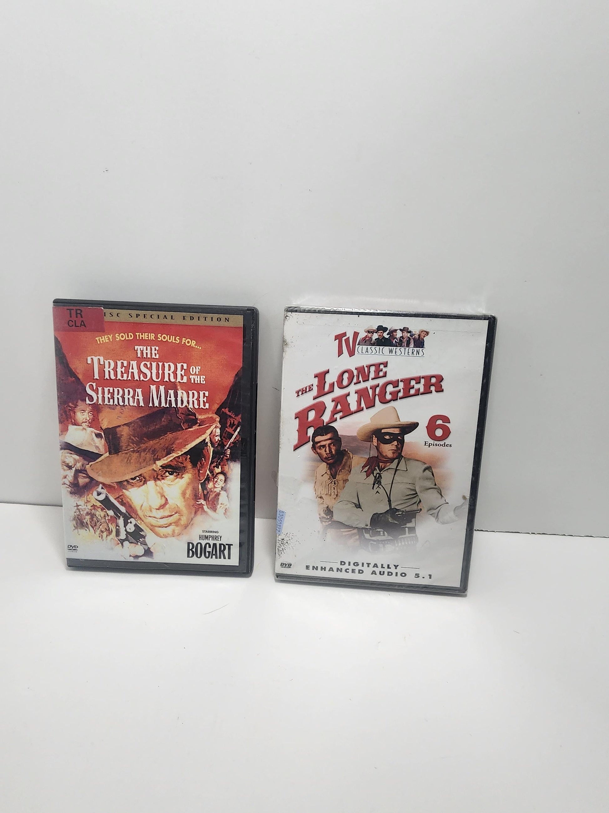 Western Lot of 2 Dvds - Dvds - The Lone Ranger - Movies - Vintage Movies - Westerns - Western Movies - The Treasure Of The Sierra Madre
