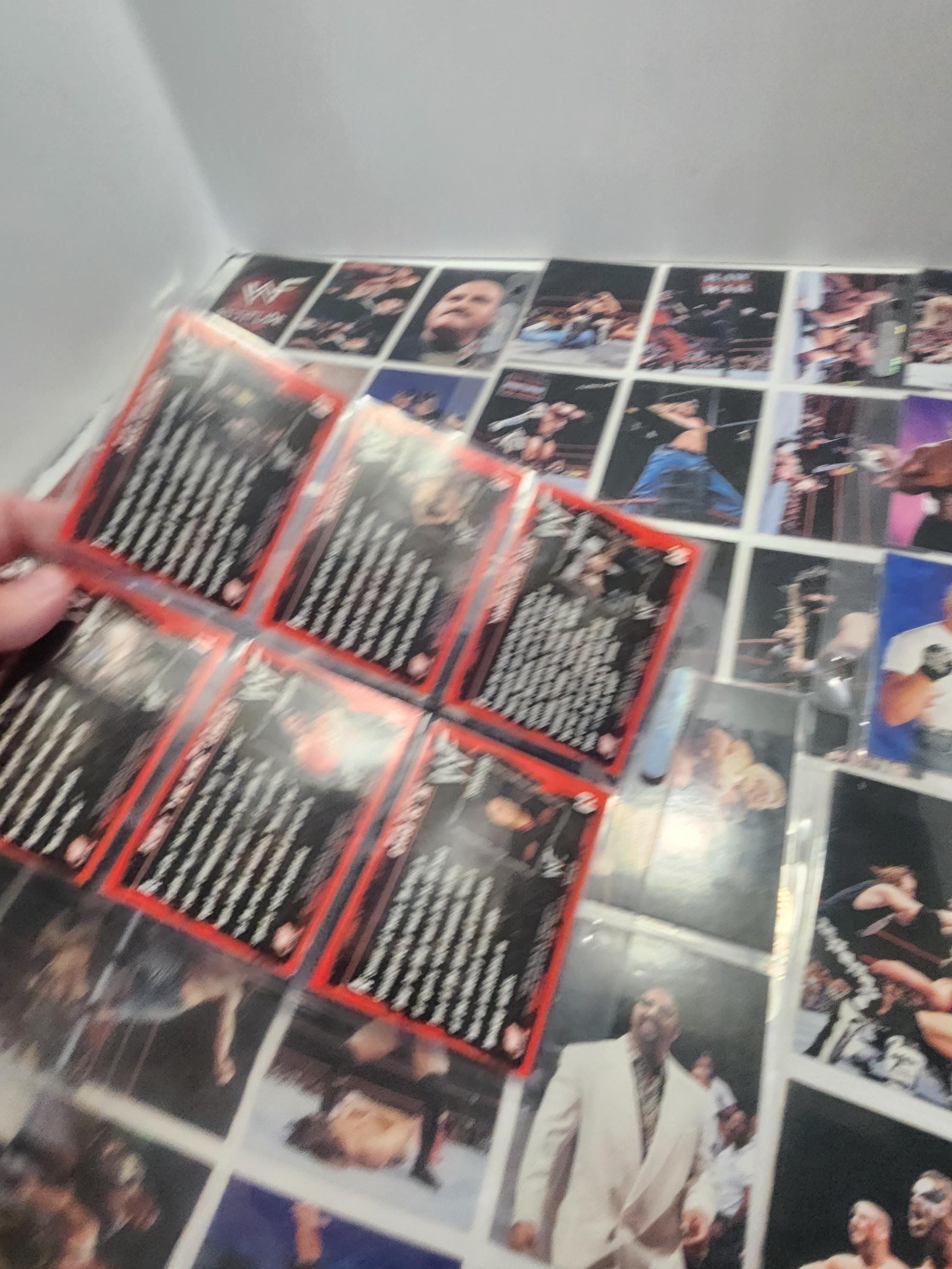 WWF Monday Nighy Raw 1999 Titans Sports 6 Pages Of Trading Cards - Wwf - Wwe - Trading Cards - Tcg - Monday Night Raw - Wrestling