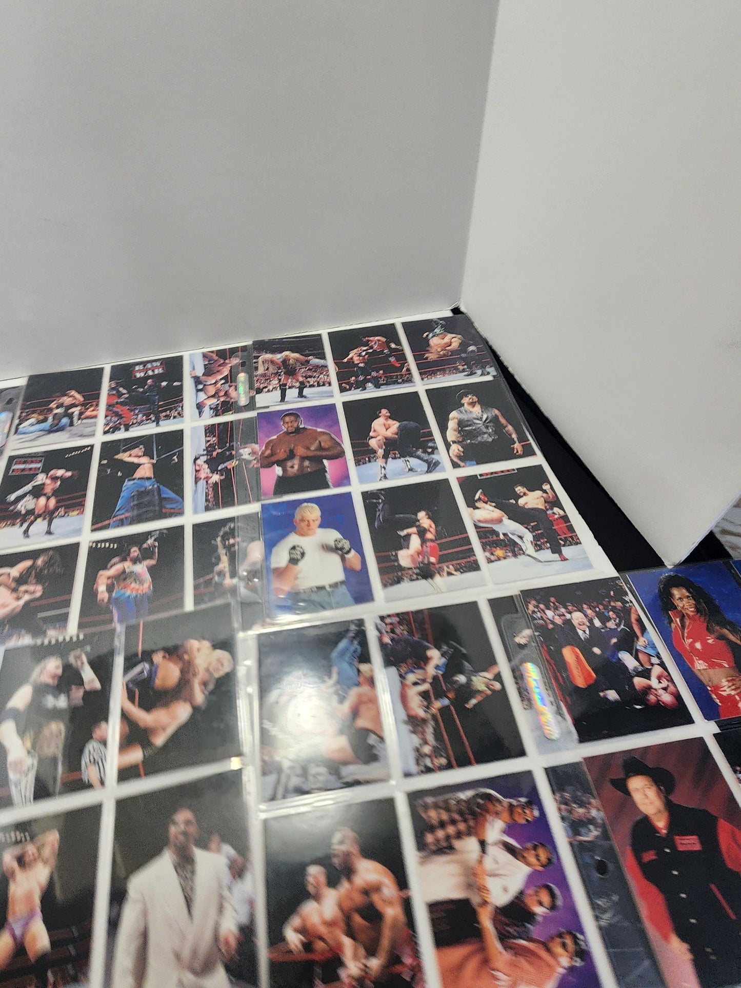 WWF Monday Nighy Raw 1999 Titans Sports 6 Pages Of Trading Cards - Wwf - Wwe - Trading Cards - Tcg - Monday Night Raw - Wrestling