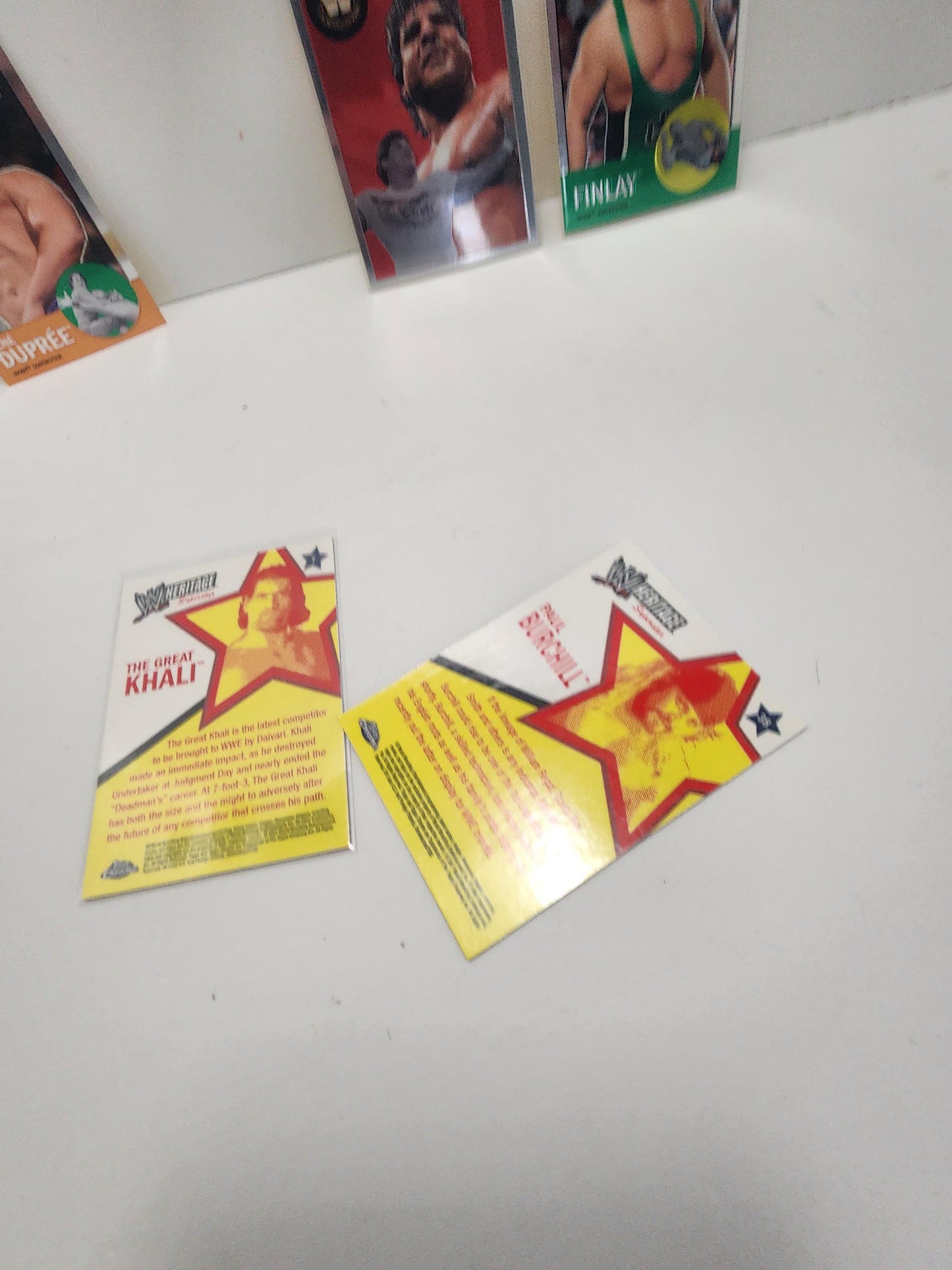 Wwf Wwe Topps Chrome Lot Of Trading Cards - Wwf - Wwe - Trading Cards - Tcg - Great Khali - Wwf Gifts - Wwf Cards - Smackdown - Wrestlemania