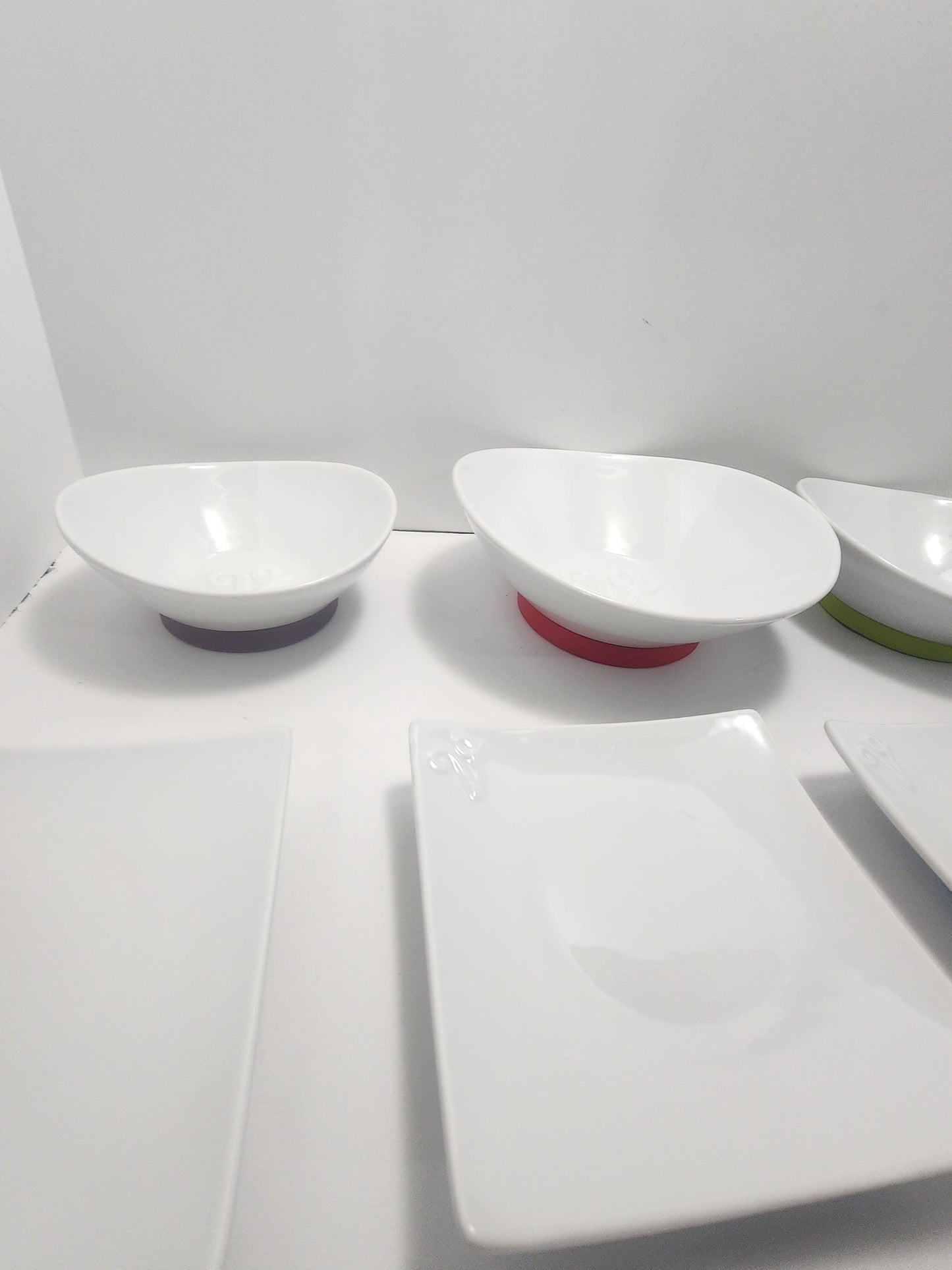 Velata Set Of 7 Serving Dishes and Bowls - Velata - Bowls - Plates - Serving Plates - Serving Bowls - Dinnerware - Kitchen - Colorful