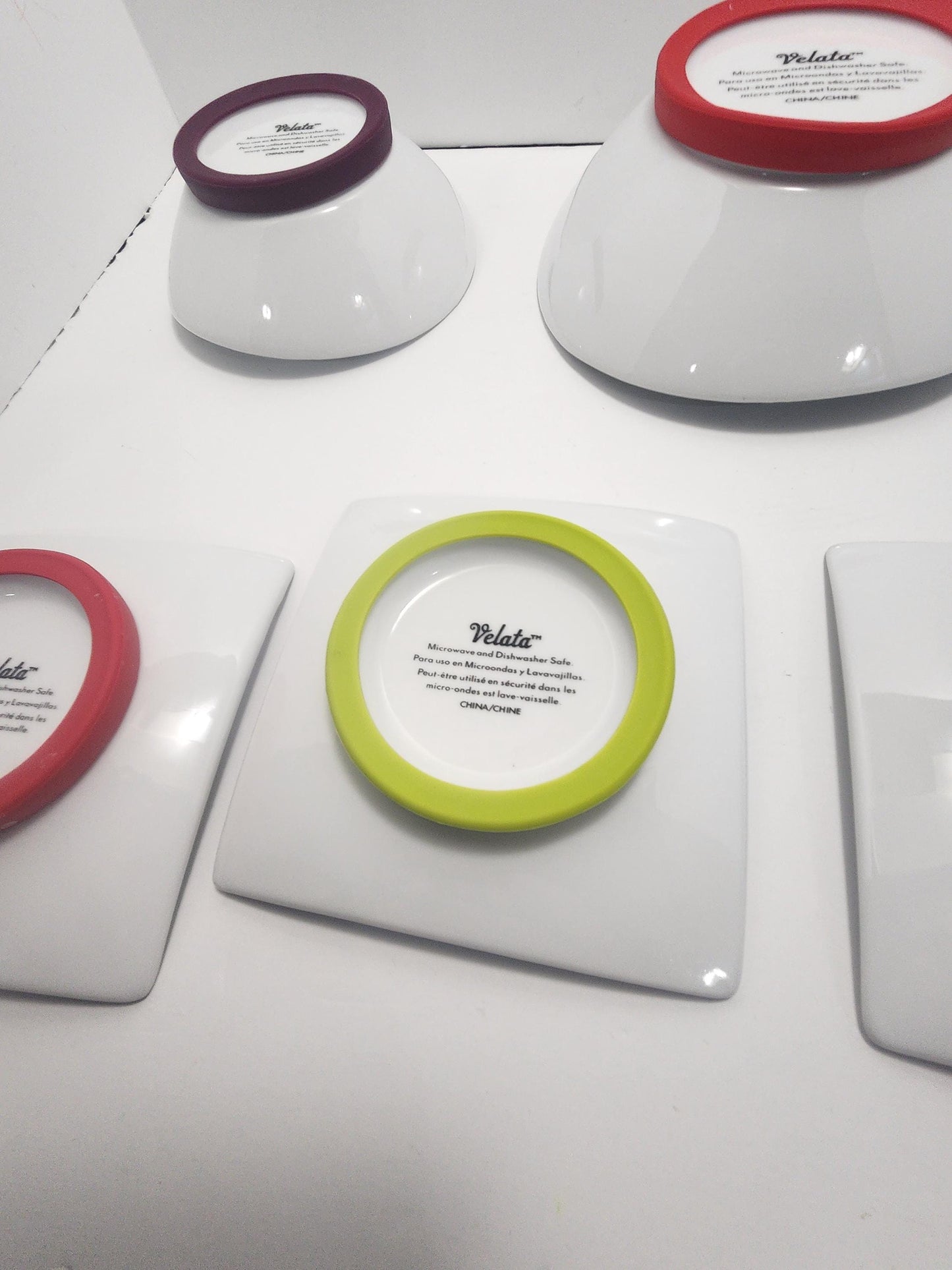 Velata Set Of 7 Serving Dishes and Bowls - Velata - Bowls - Plates - Serving Plates - Serving Bowls - Dinnerware - Kitchen - Colorful