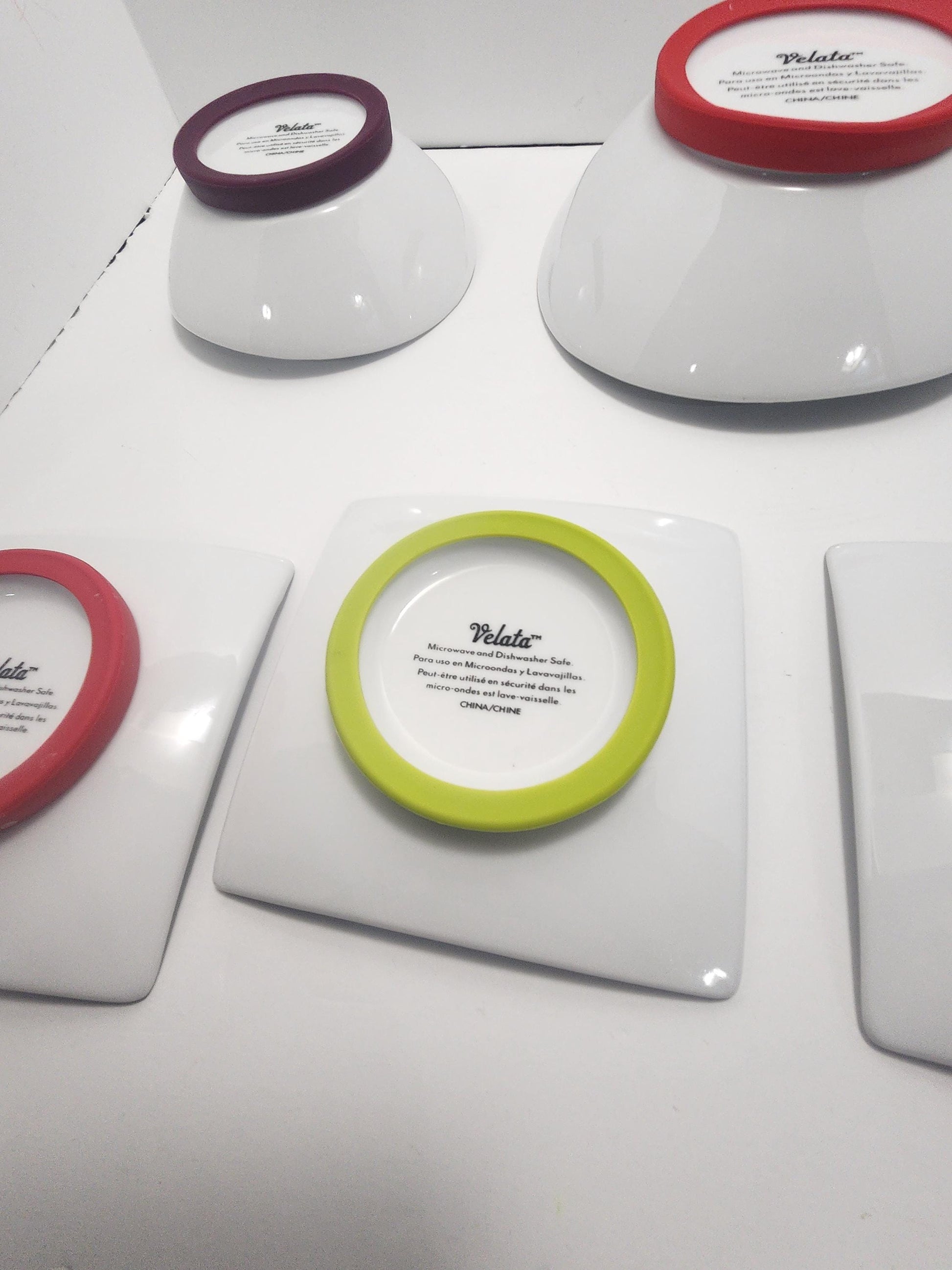 Velata Set Of 7 Serving Dishes and Bowls - Velata - Bowls - Plates - Serving Plates - Serving Bowls - Dinnerware - Kitchen - Colorful