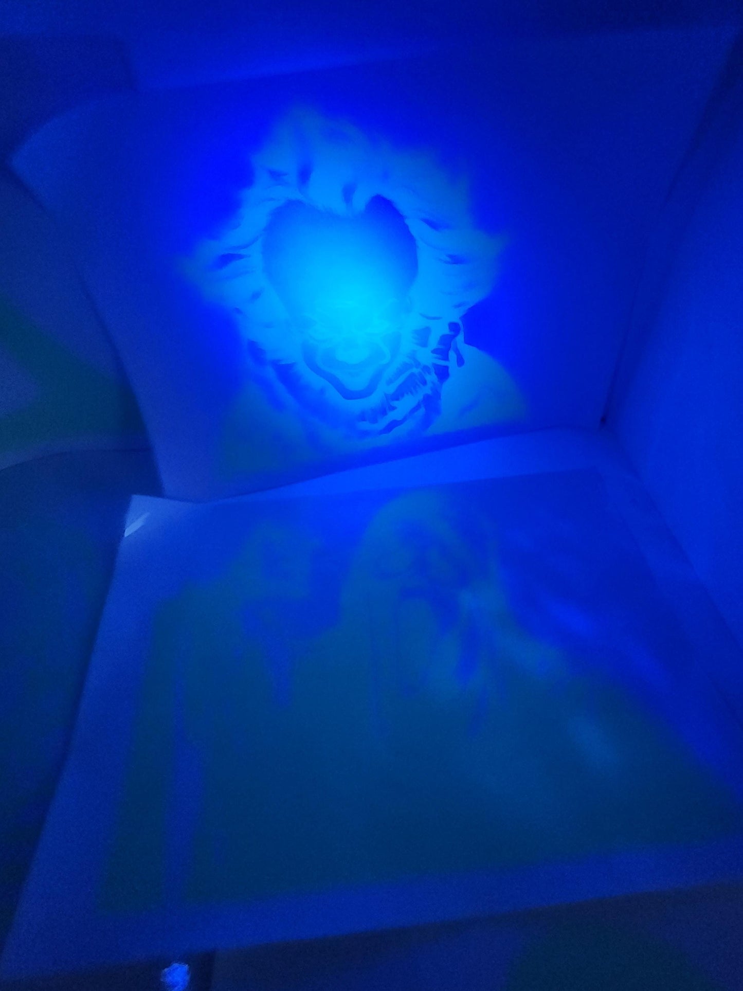 Halloween Characters Lot of Blacklight Glow In Dark Decal Stickers - Blacklight - Glow In Dark - Haunted House - Jason - Freddy Krueger