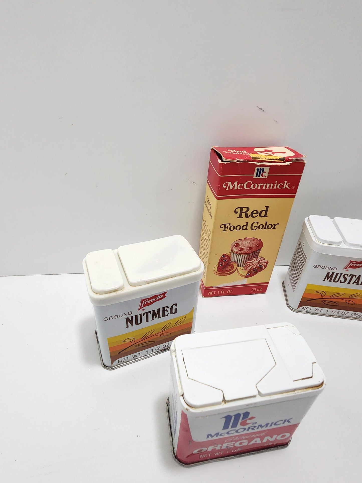 Antique Spice Containers Lot - Kitchen - Antiques - Vintage Kitchen - Kitchen Decor - Spices - Vintage Spices - Tins