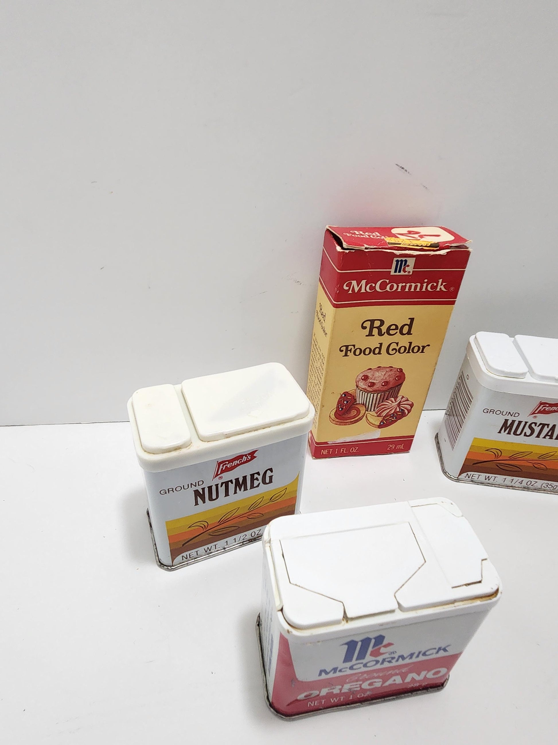 Antique Spice Containers Lot - Kitchen - Antiques - Vintage Kitchen - Kitchen Decor - Spices - Vintage Spices - Tins