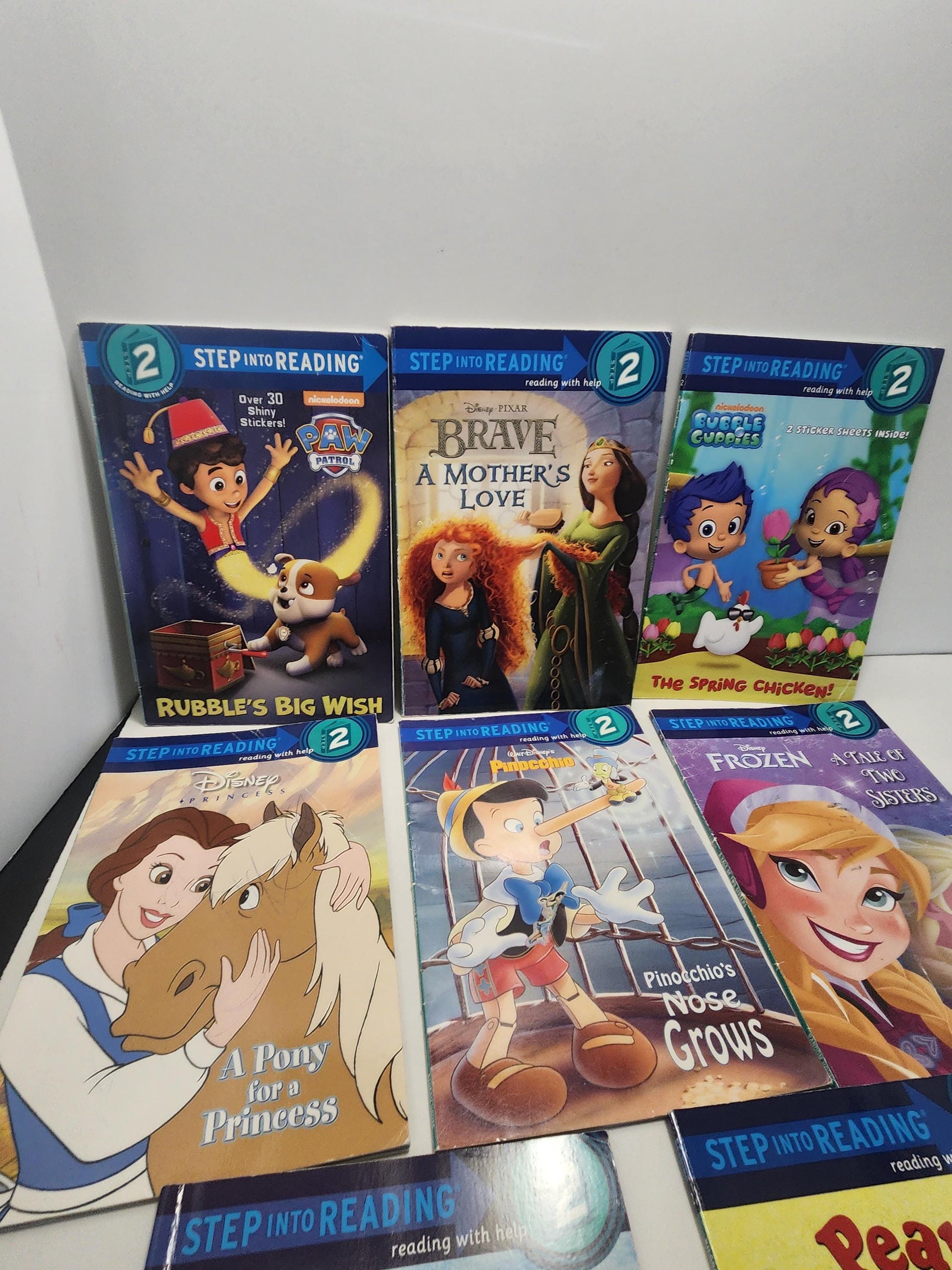Disney Step 2 Learner Children's Books Lot - Disney - Book Lot - Step 2 - Step 2 Books - Learning Books - School Books