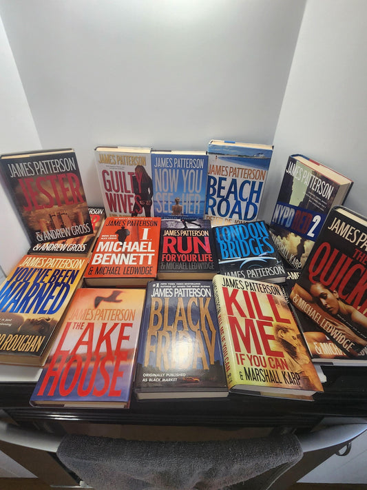 James Patterson Hardcover Books LOT - Books - Book Lot - James Patterson - James Patterson Books